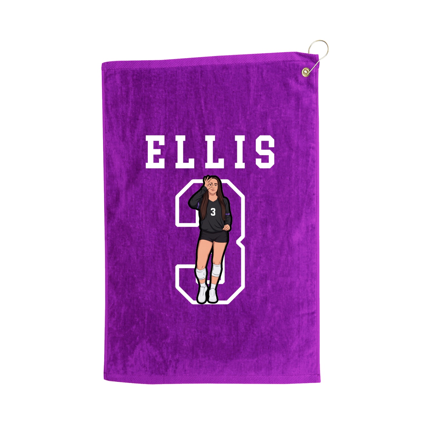 Golf Towel — Shirsey in Purple