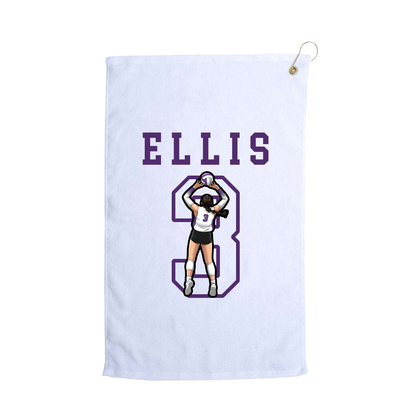 Golf Towel — Shirsey in White