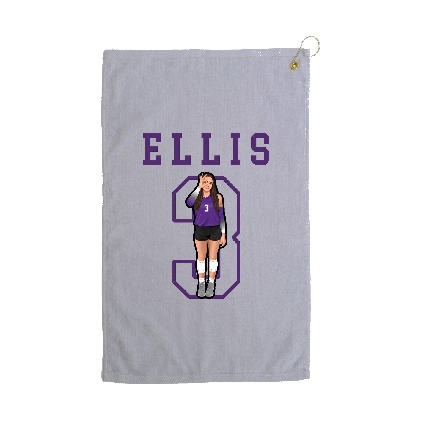 Golf Towel — Shirsey in Grey