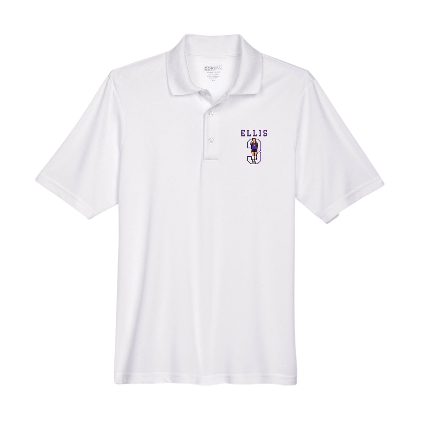 Performance Polo — Shirsey in White