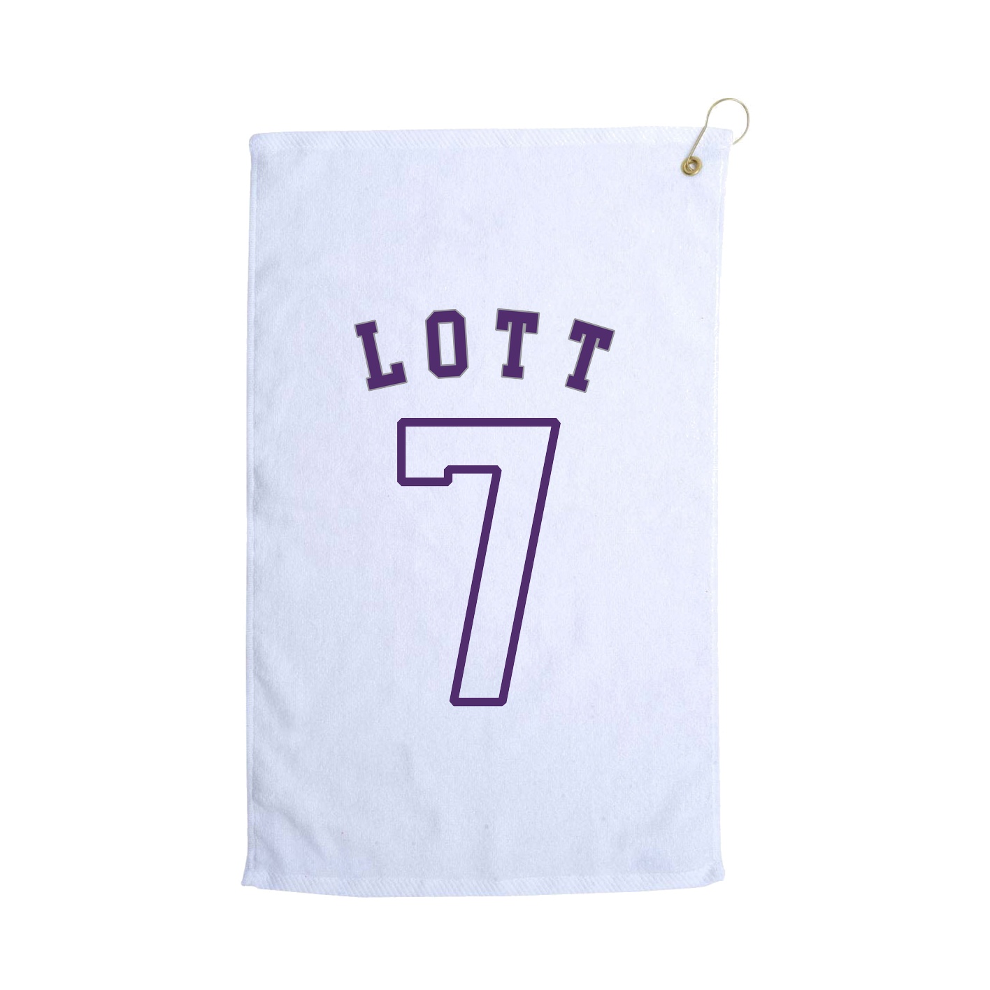 Golf Towel — Shirsey Arch in White
