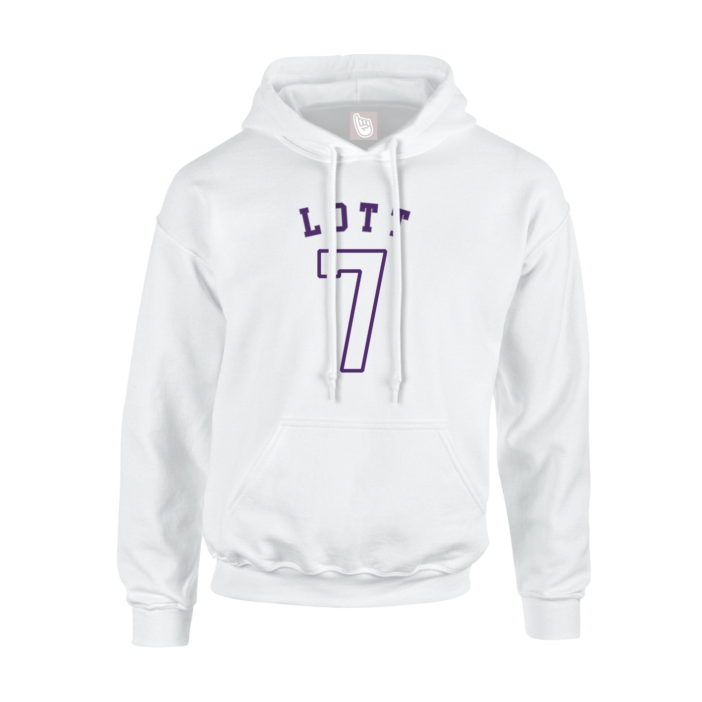 Hoodie — Shirsey Arch in White