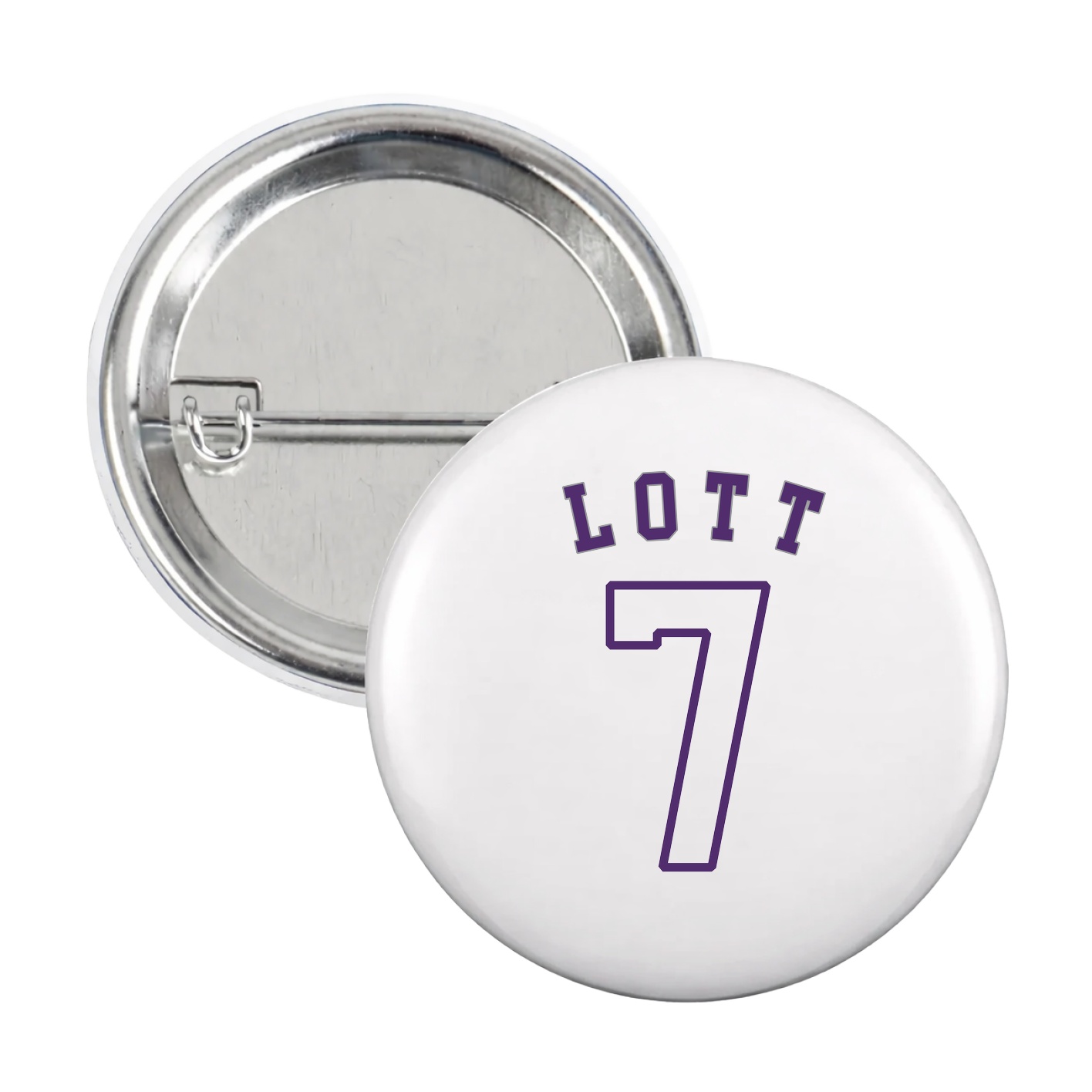 Game Day Button — Shirsey Arch in White
