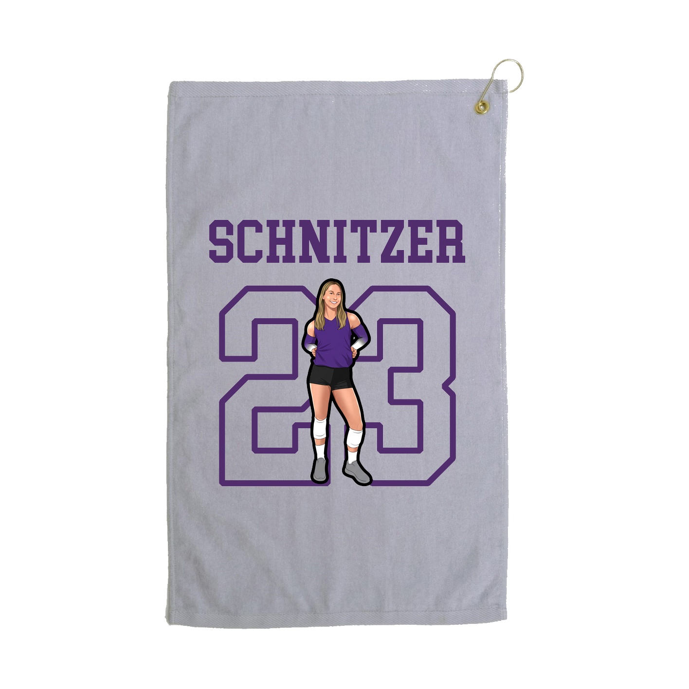 Golf Towel — Shirsey in Grey