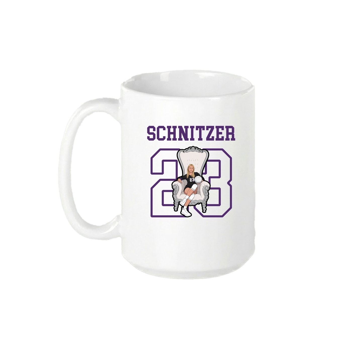15oz Coffee Mug — Shirsey in White