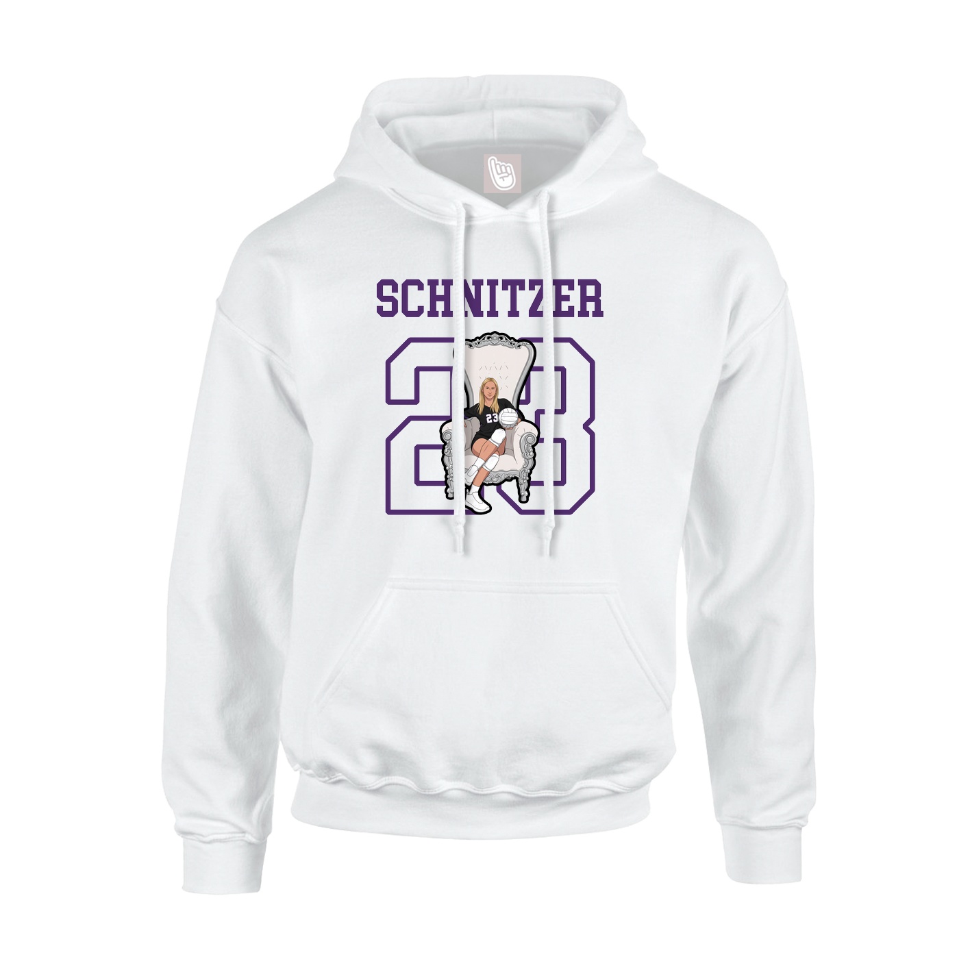 Youth Hoodie — Shirsey in White