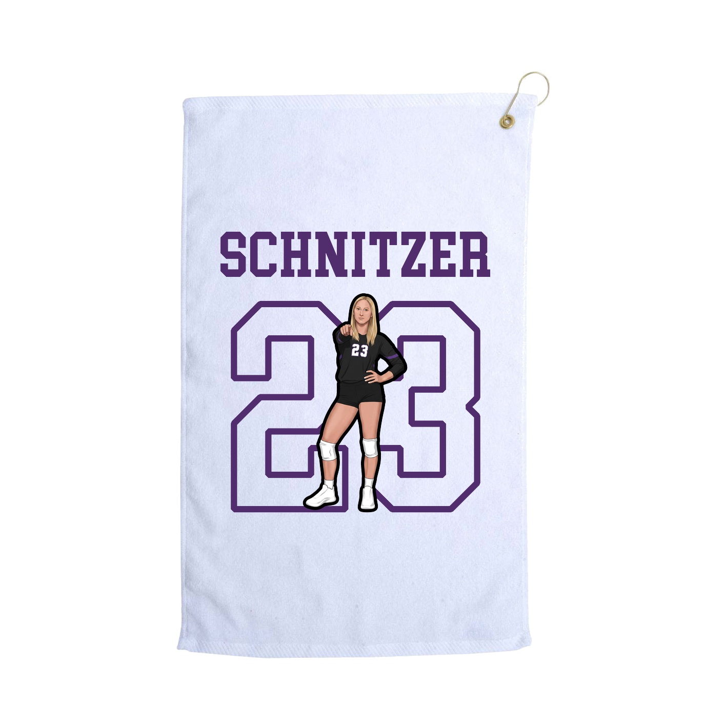 Golf Towel — Shirsey in White