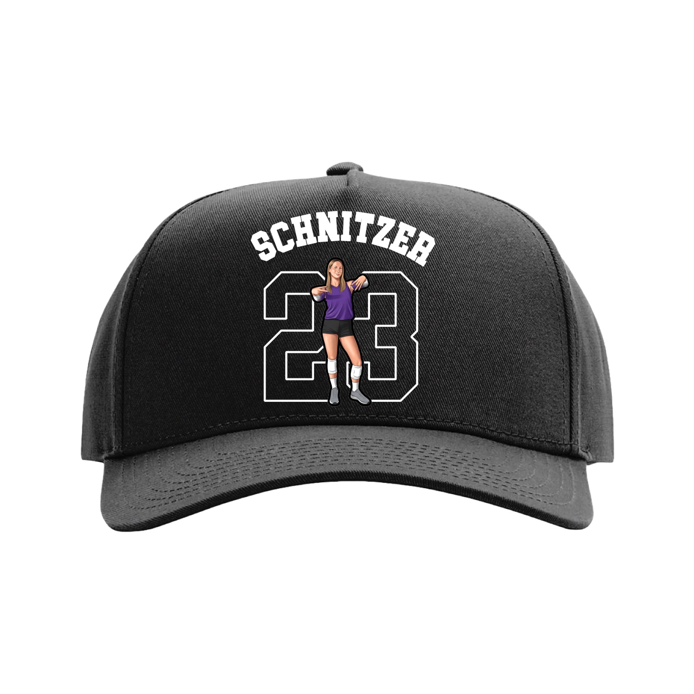 Full Fabric Five-Panel Champ Cap