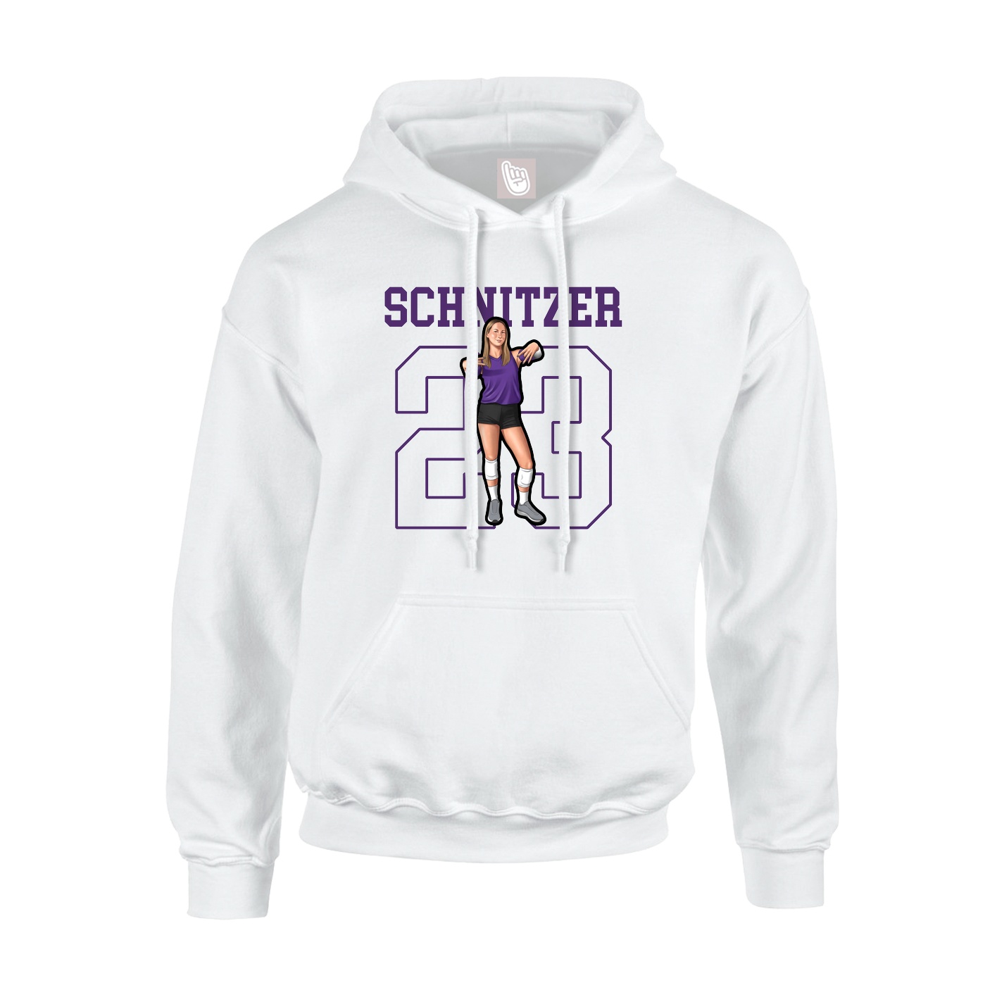 Youth Hoodie — Shirsey in White