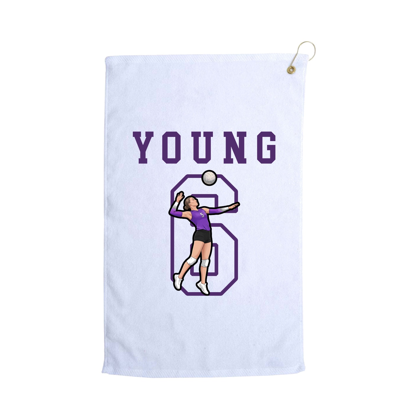 Golf Towel — Shirsey in White
