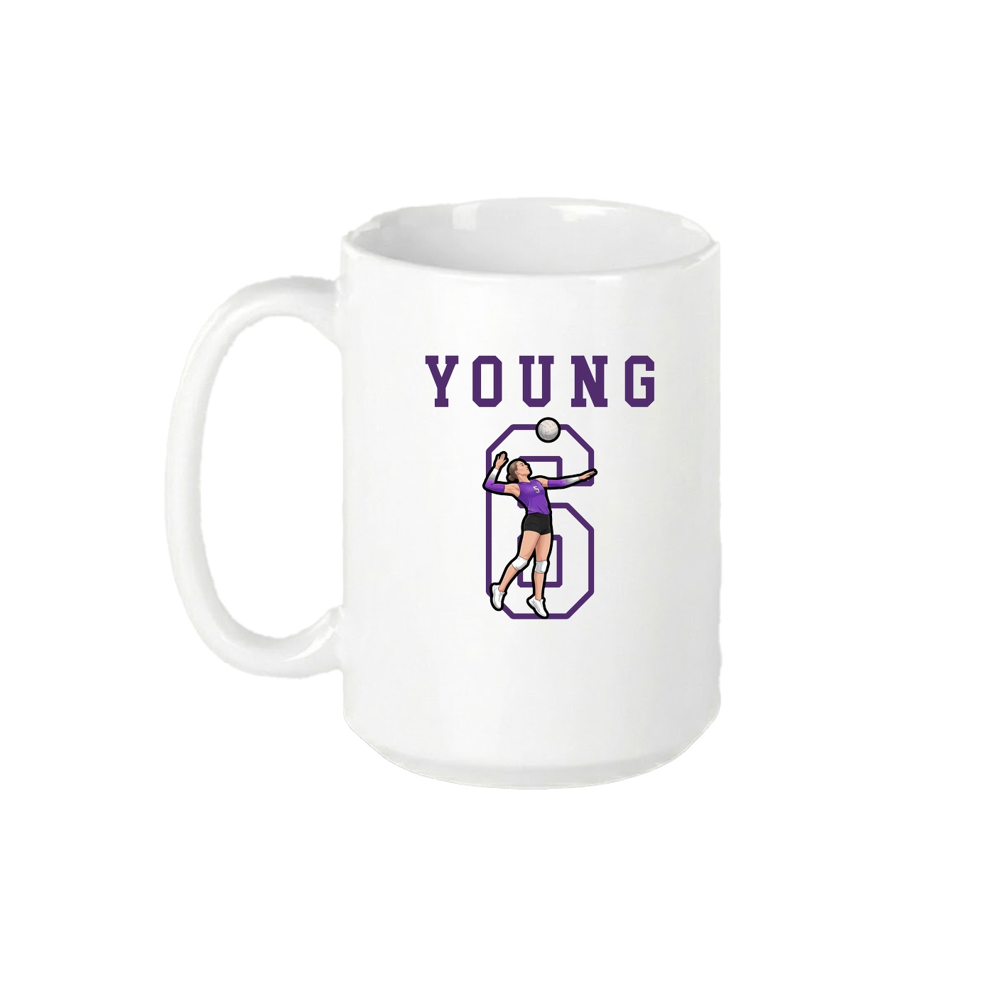 15oz Coffee Mug — Shirsey in White
