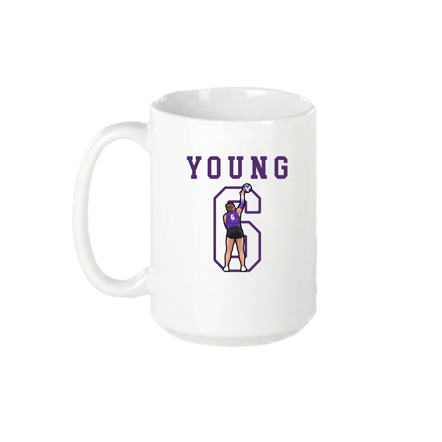 15oz Coffee Mug — Shirsey in White