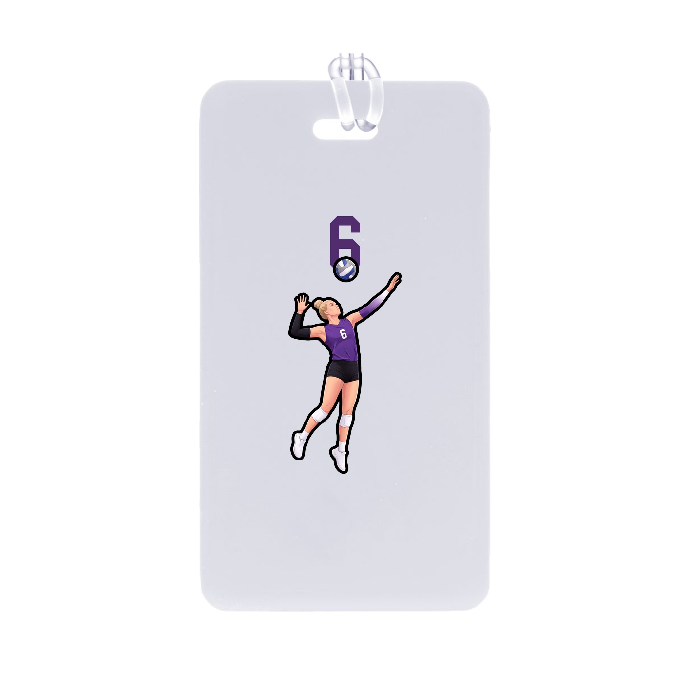 Bag Tag — Number Top in Classic