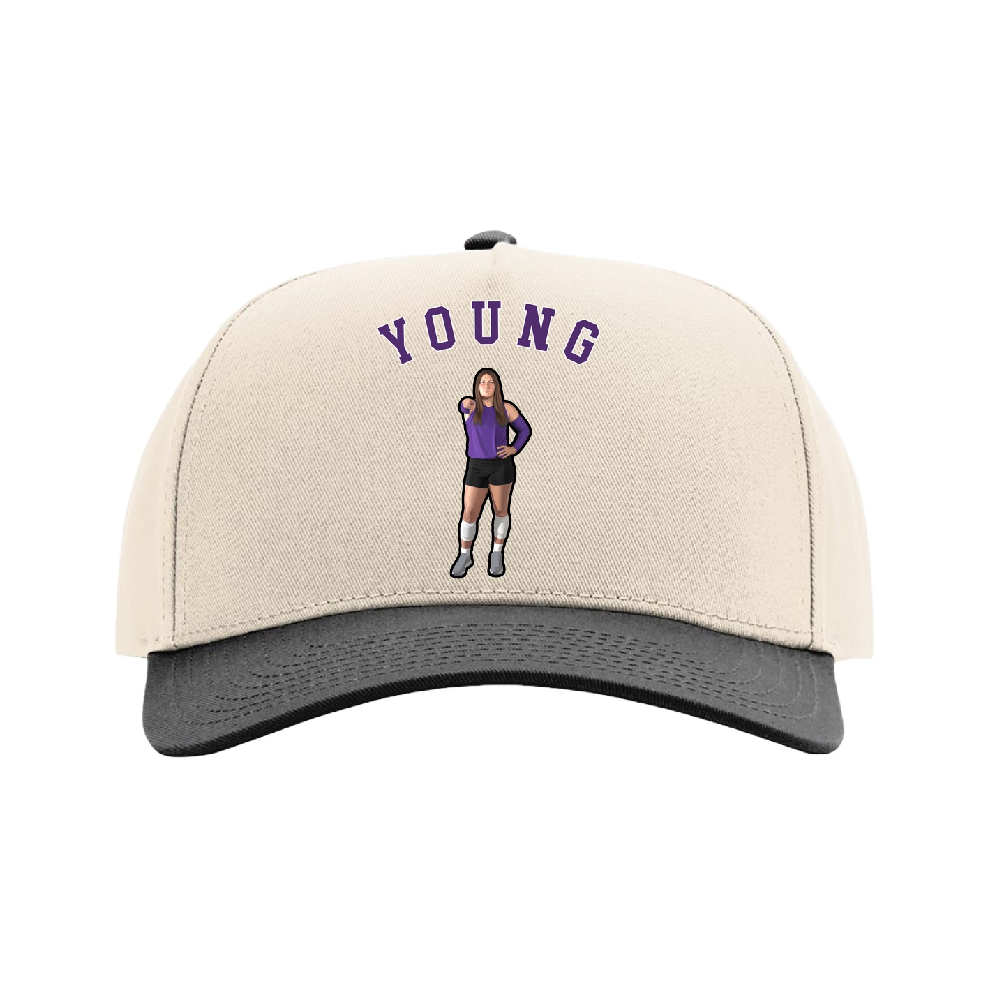 Full Fabric Five-Panel Champ Cap