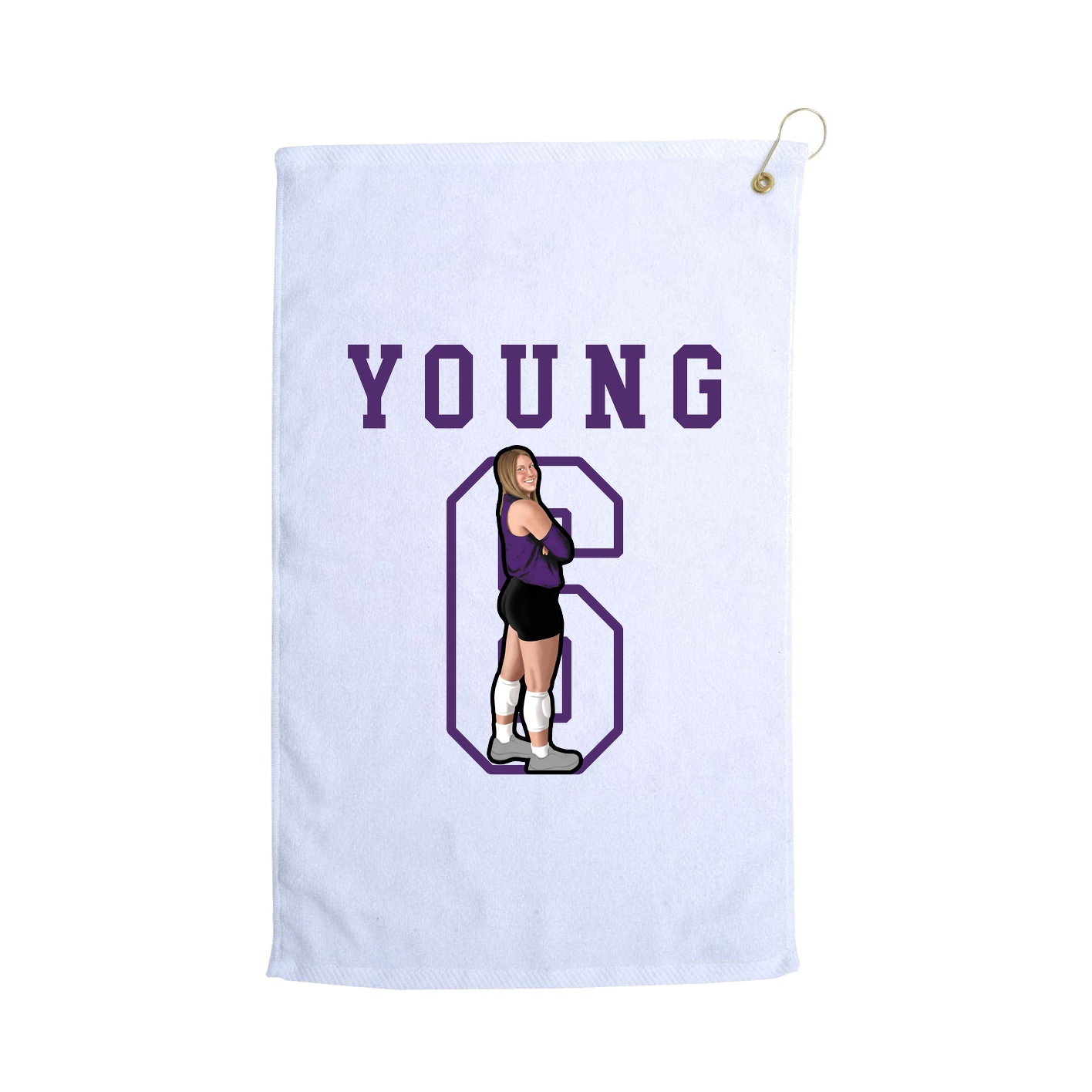 Golf Towel — Shirsey in White