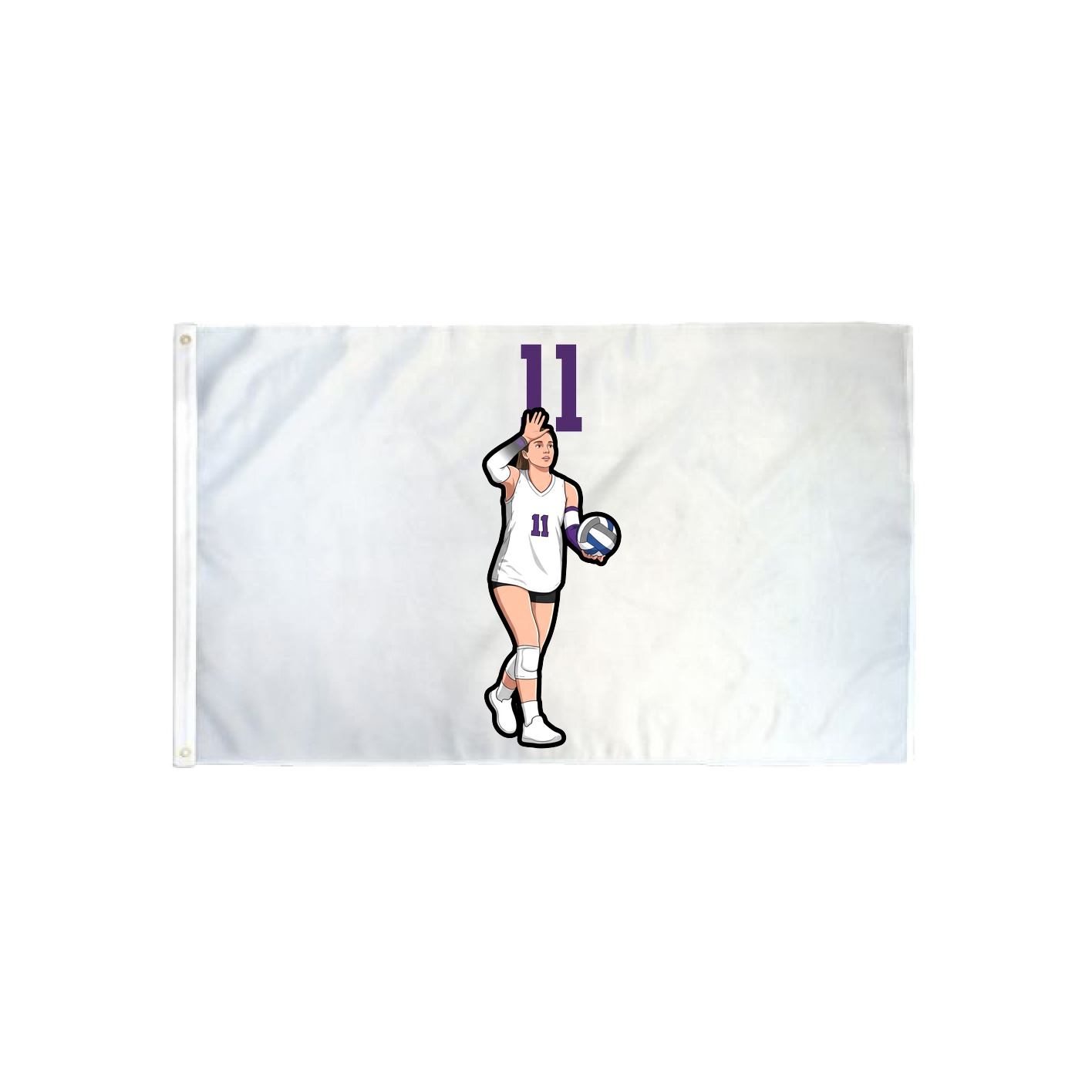 3x5 Flag — Number Top in Classic