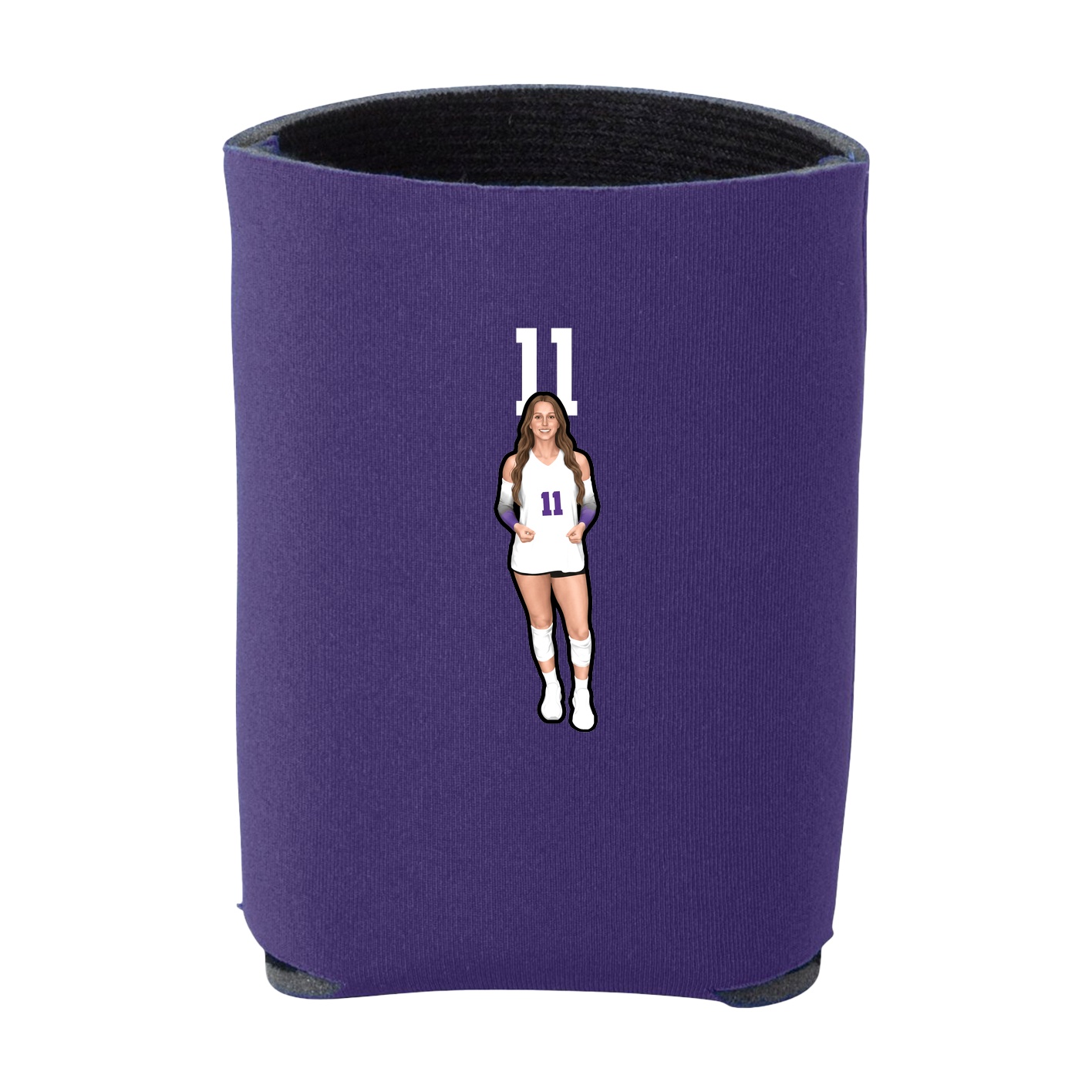 Can Holder — Number Top in Purple