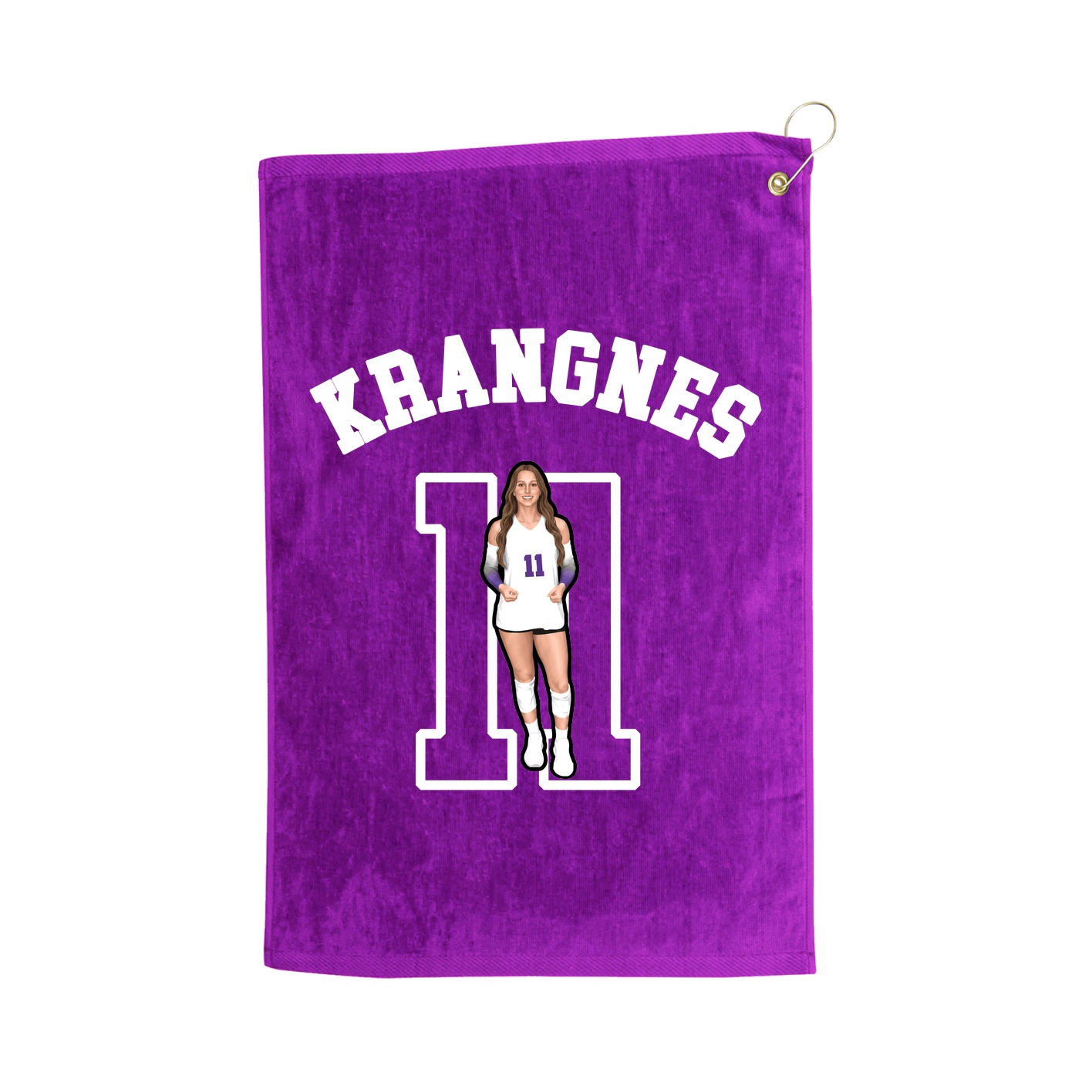 Golf Towel — Shirsey Arch in Purple