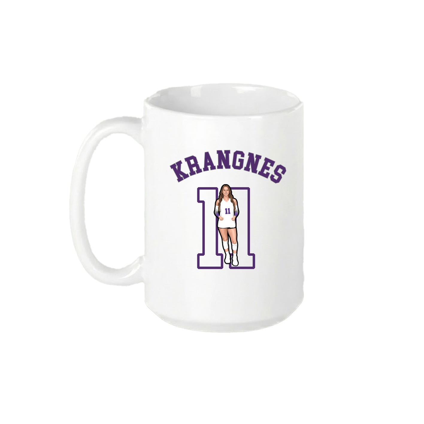 15oz Coffee Mug — Shirsey Arch in White