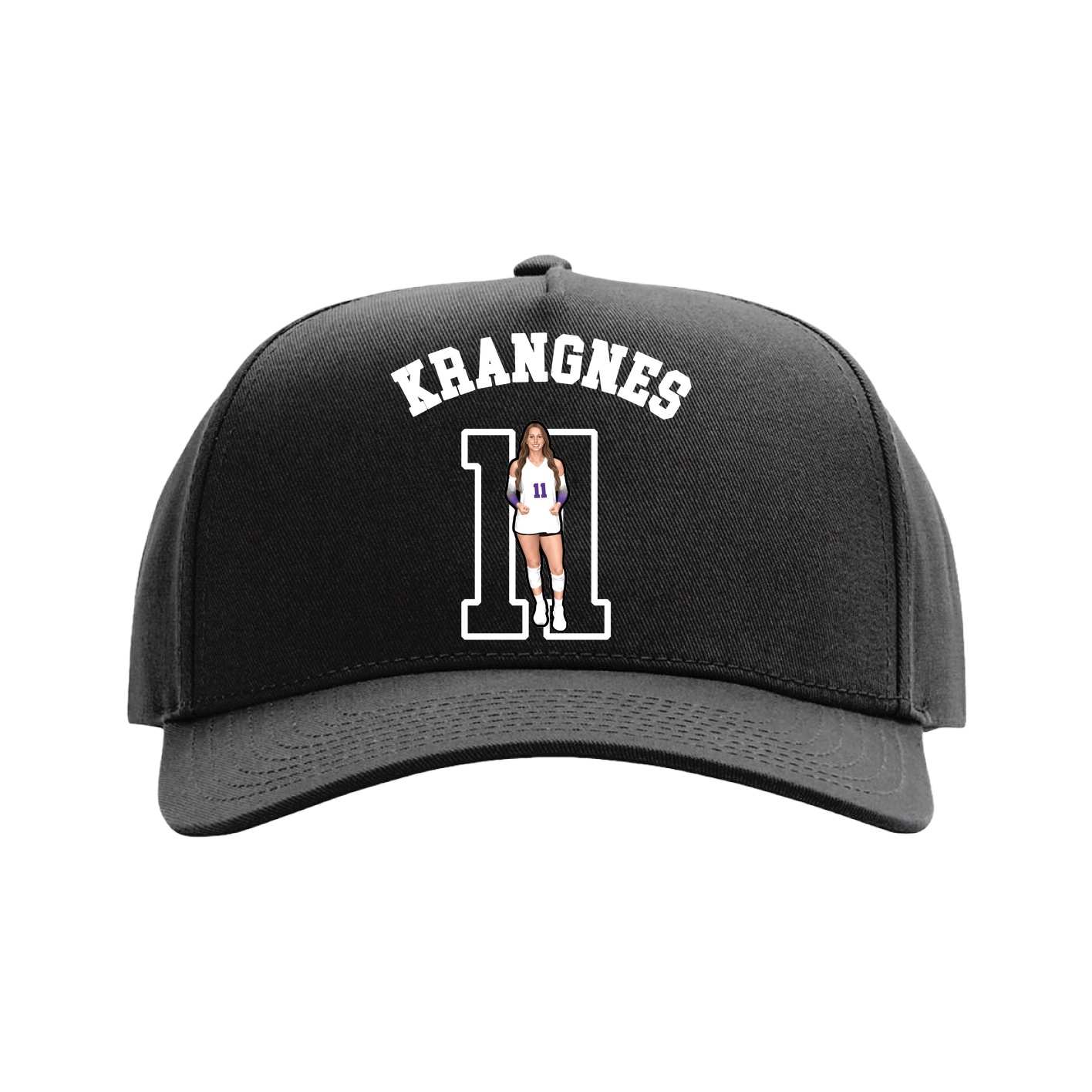 Full Fabric Five-Panel Champ Cap