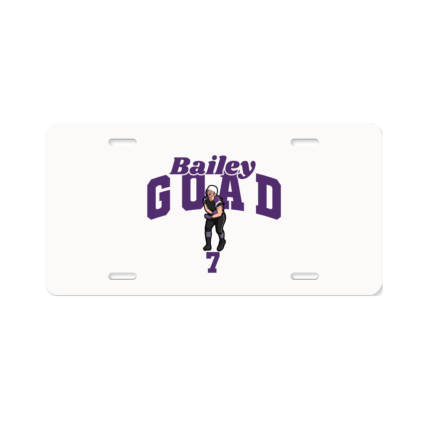 License Plate — Signature Arch in Classic