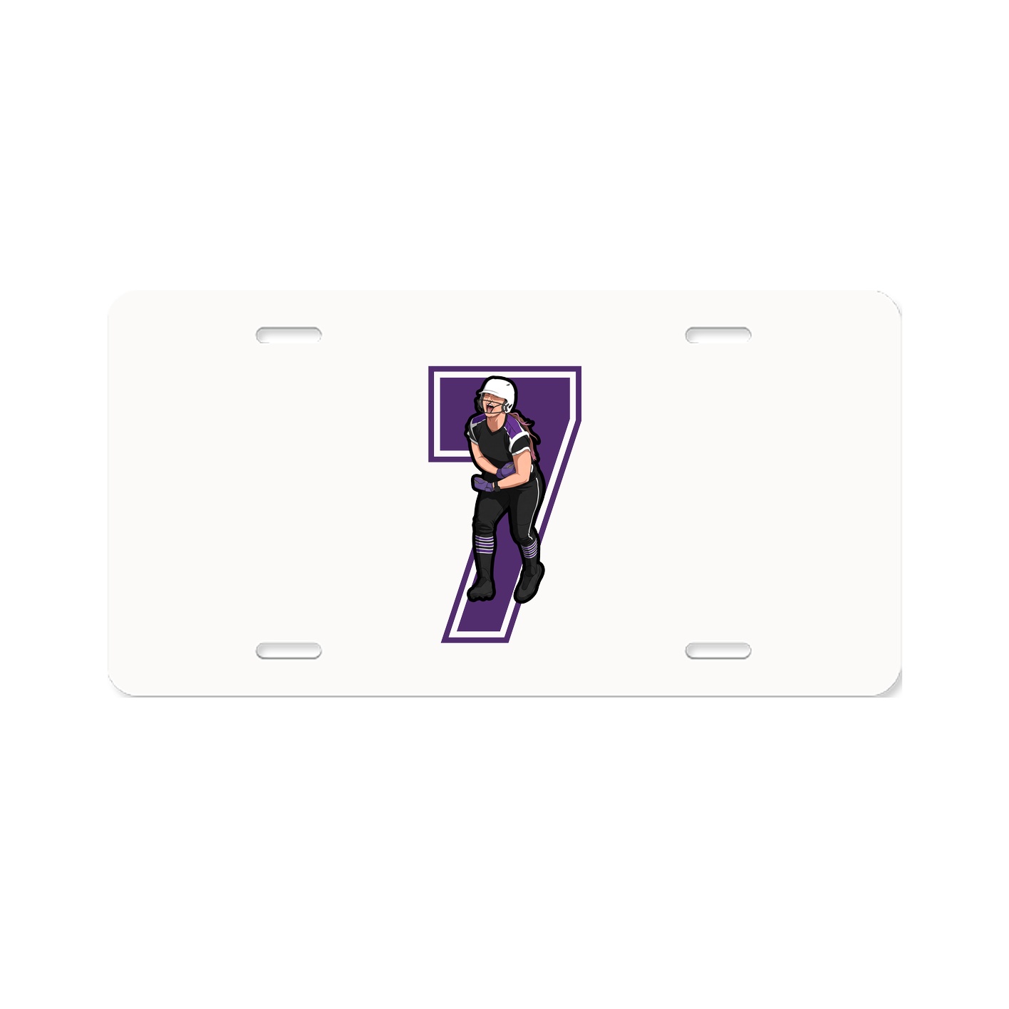 License Plate — Number in Classic