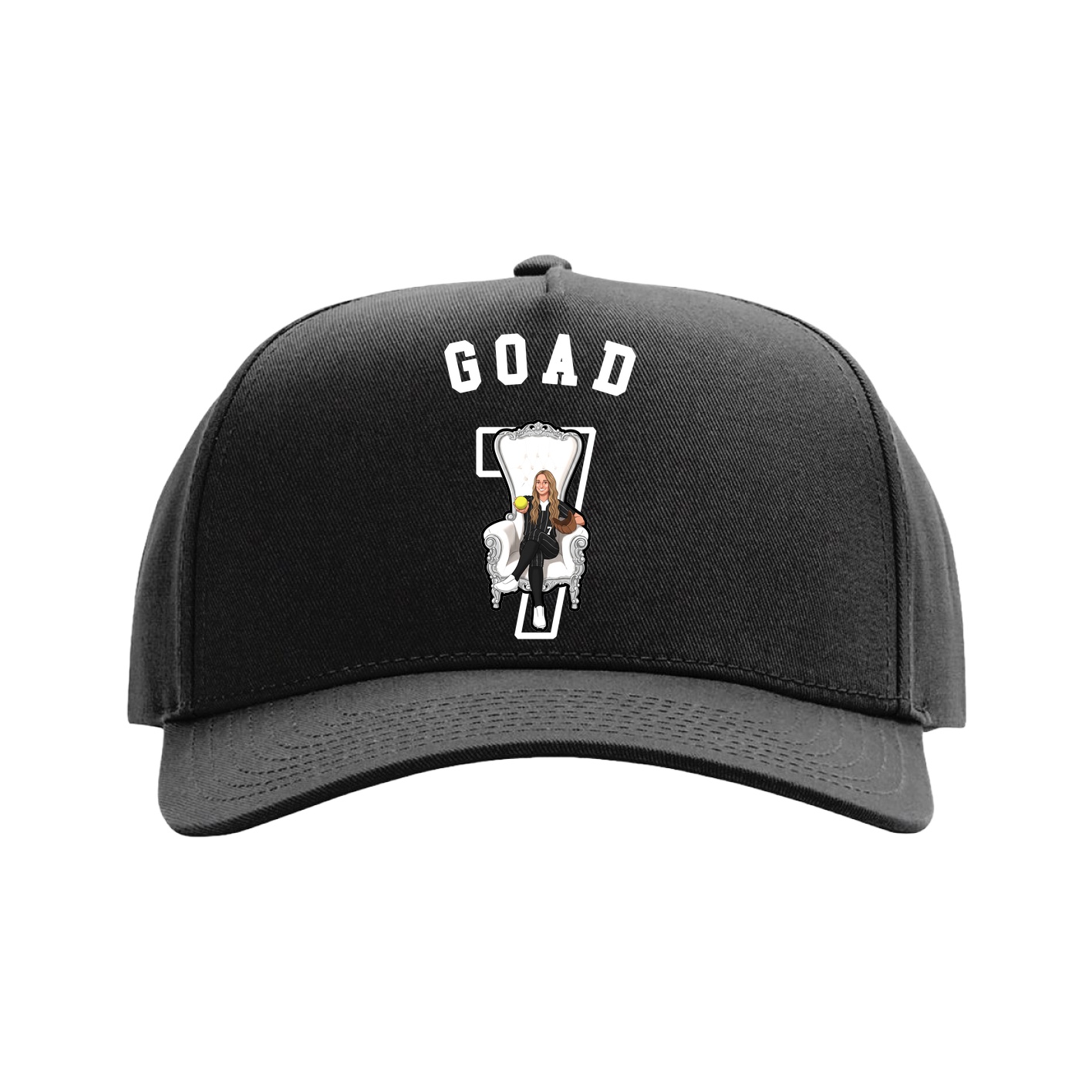 Full Fabric Five-Panel Champ Cap