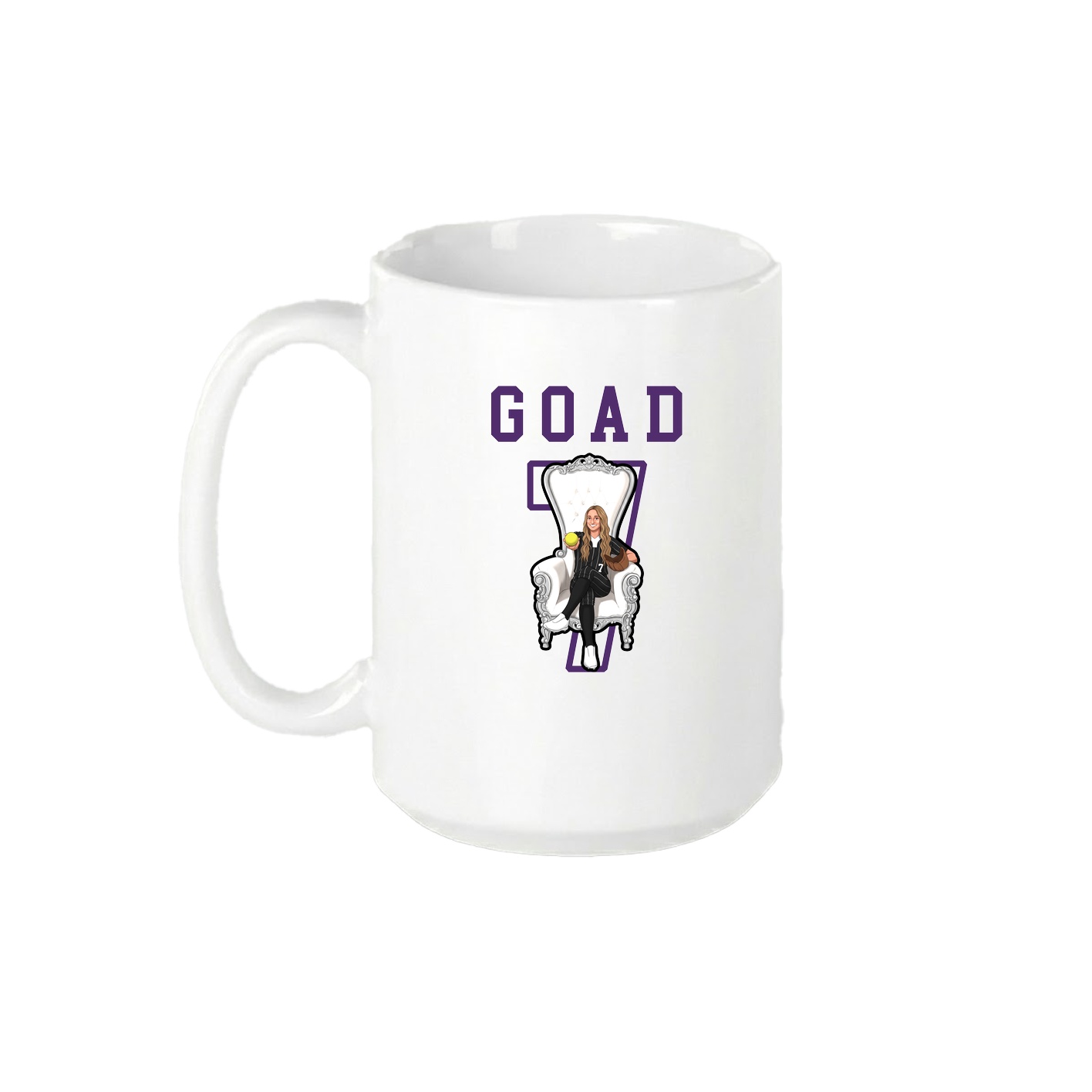 15oz Coffee Mug — Shirsey in White