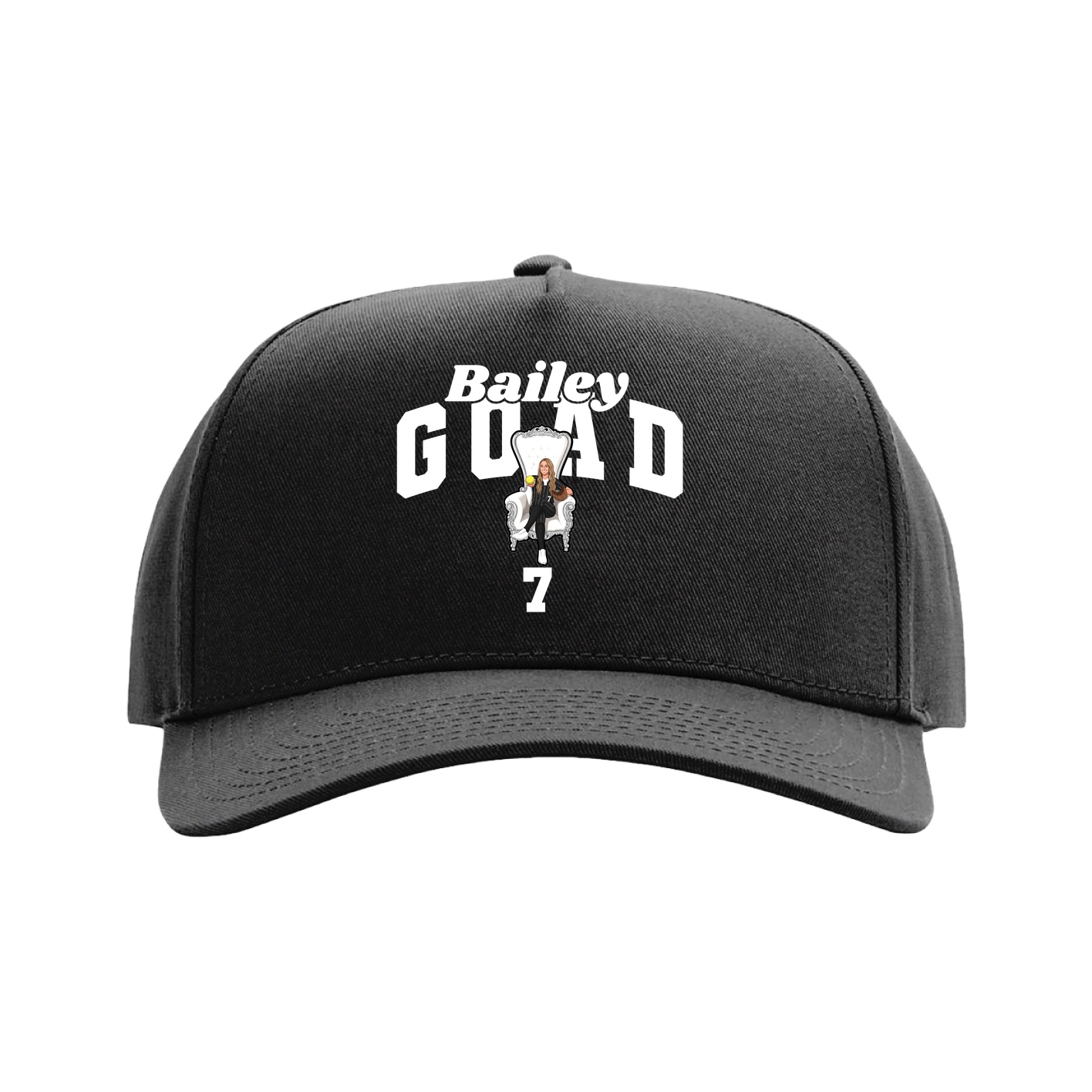 Full Fabric Five-Panel Champ Cap