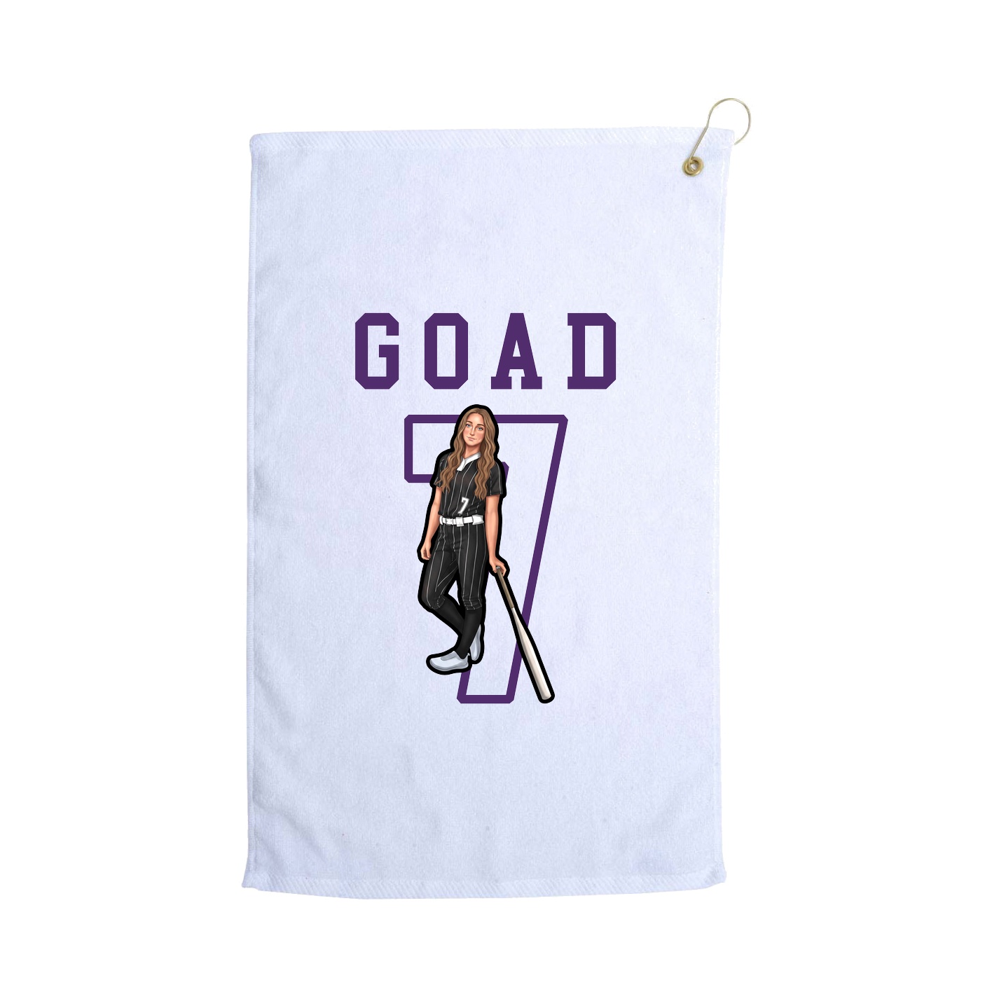 Golf Towel — Shirsey in White
