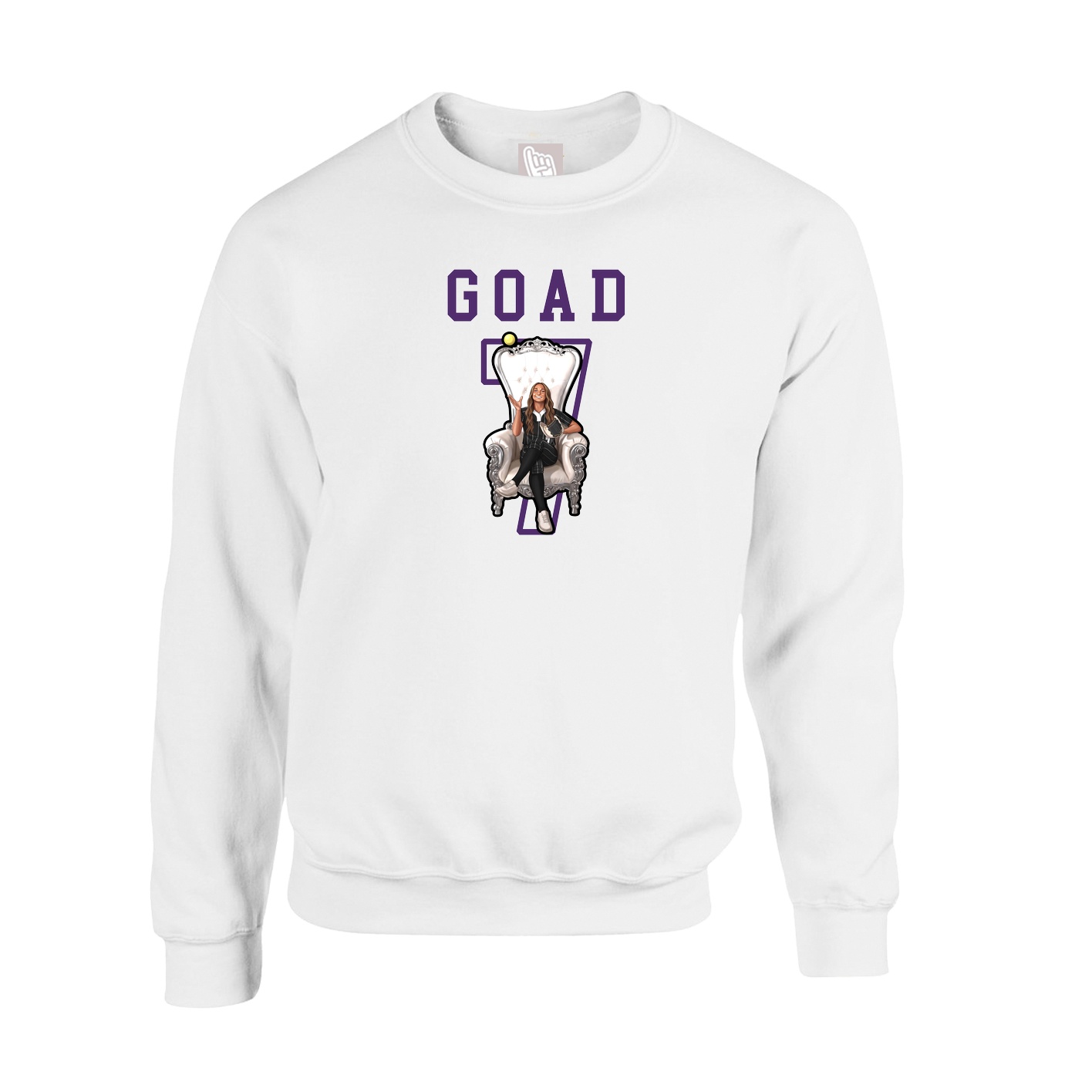 Fleece Crew — Shirsey in White