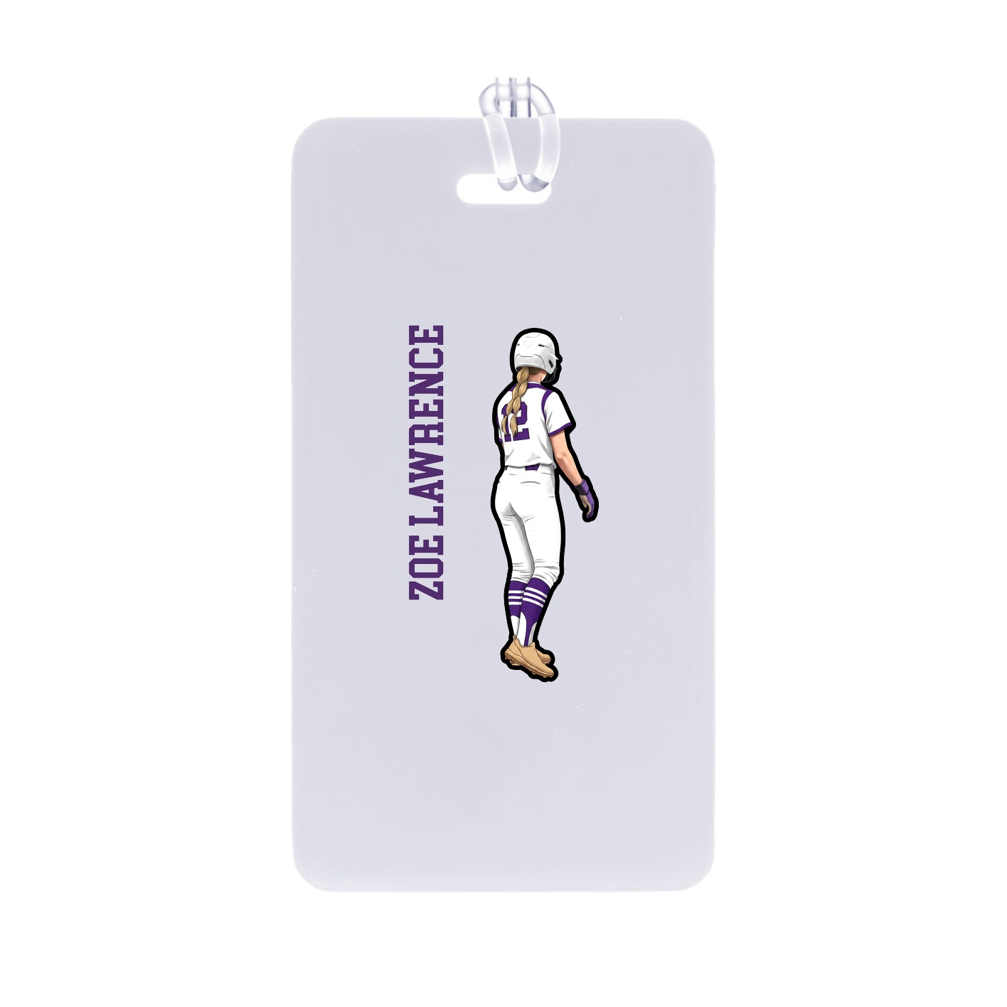 Bag Tag — Name Vertical in Classic