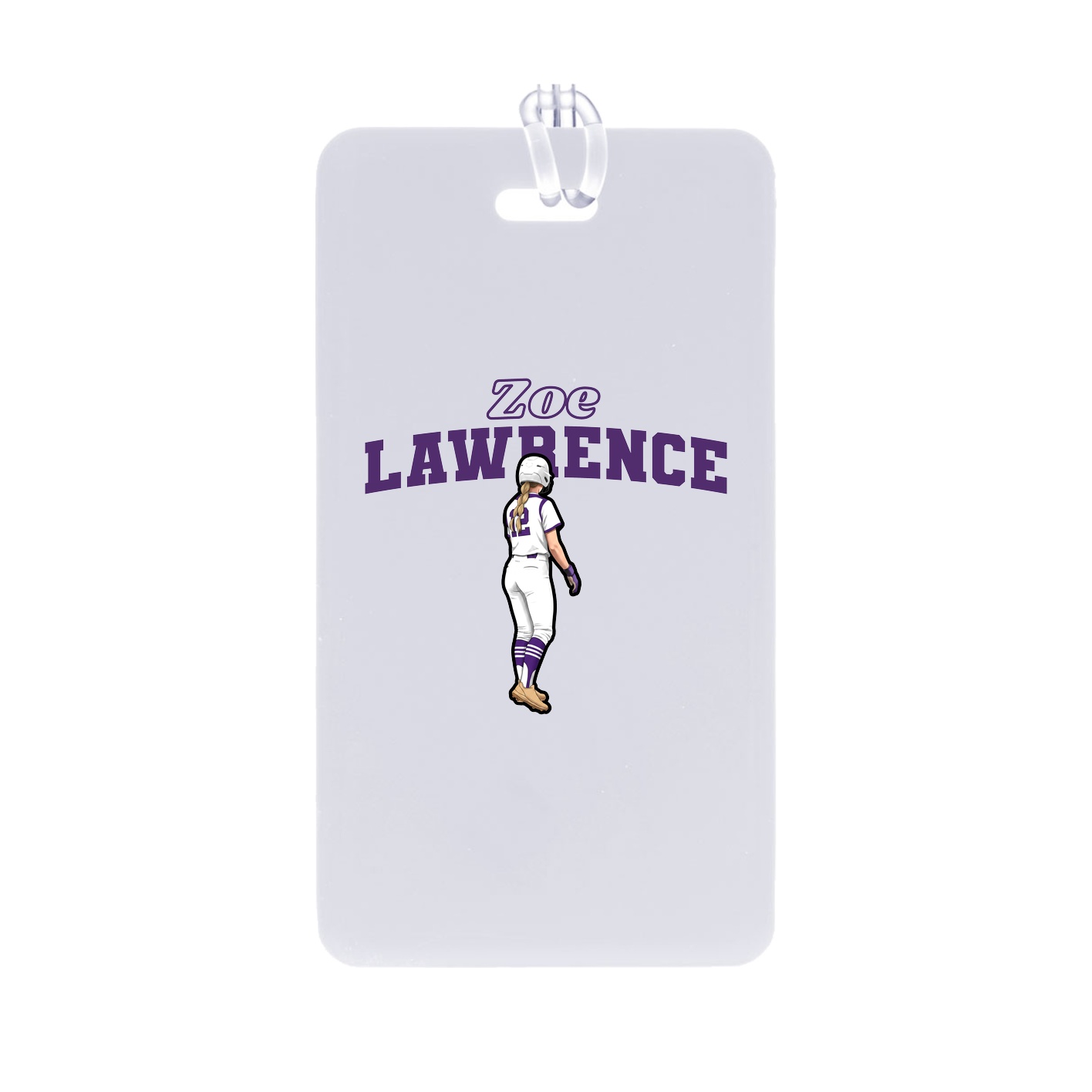 Bag Tag — Name Arch in Classic