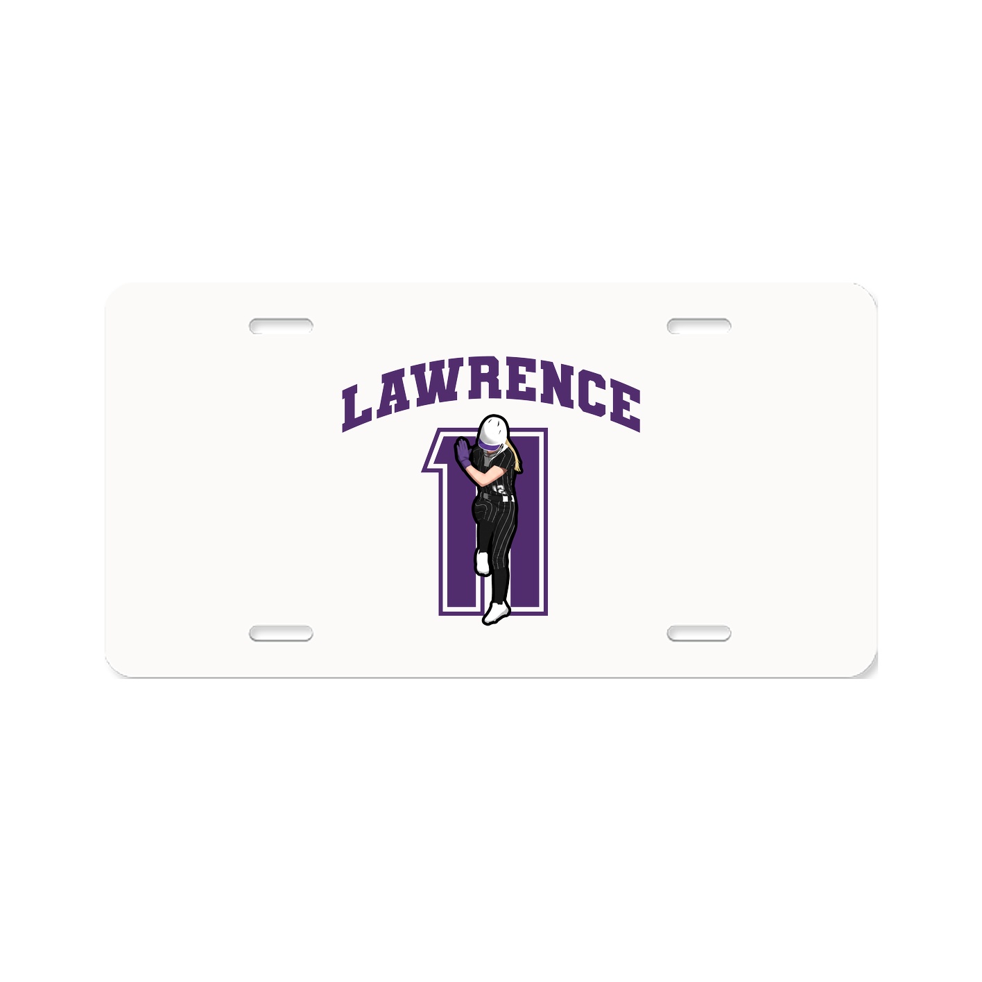 License Plate — Number in Classic