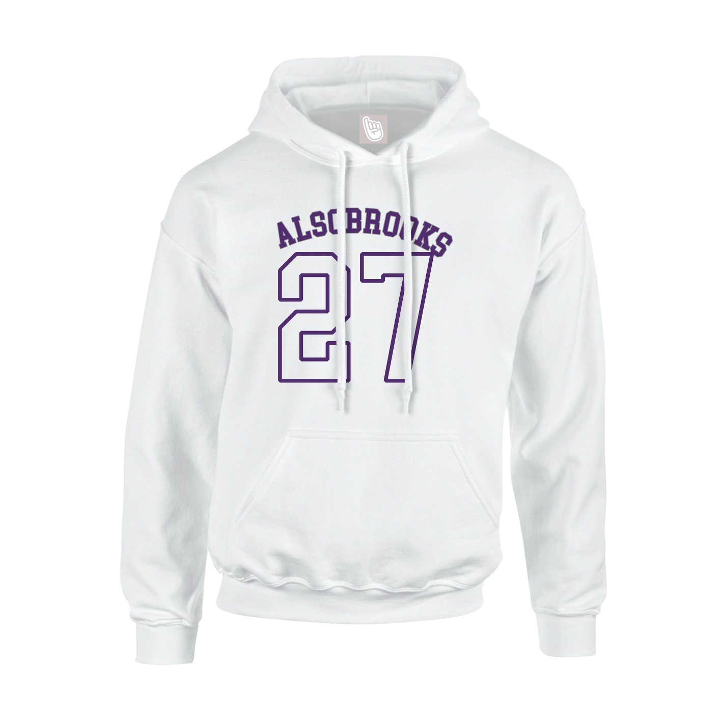 Hoodie — Shirsey Arch in White