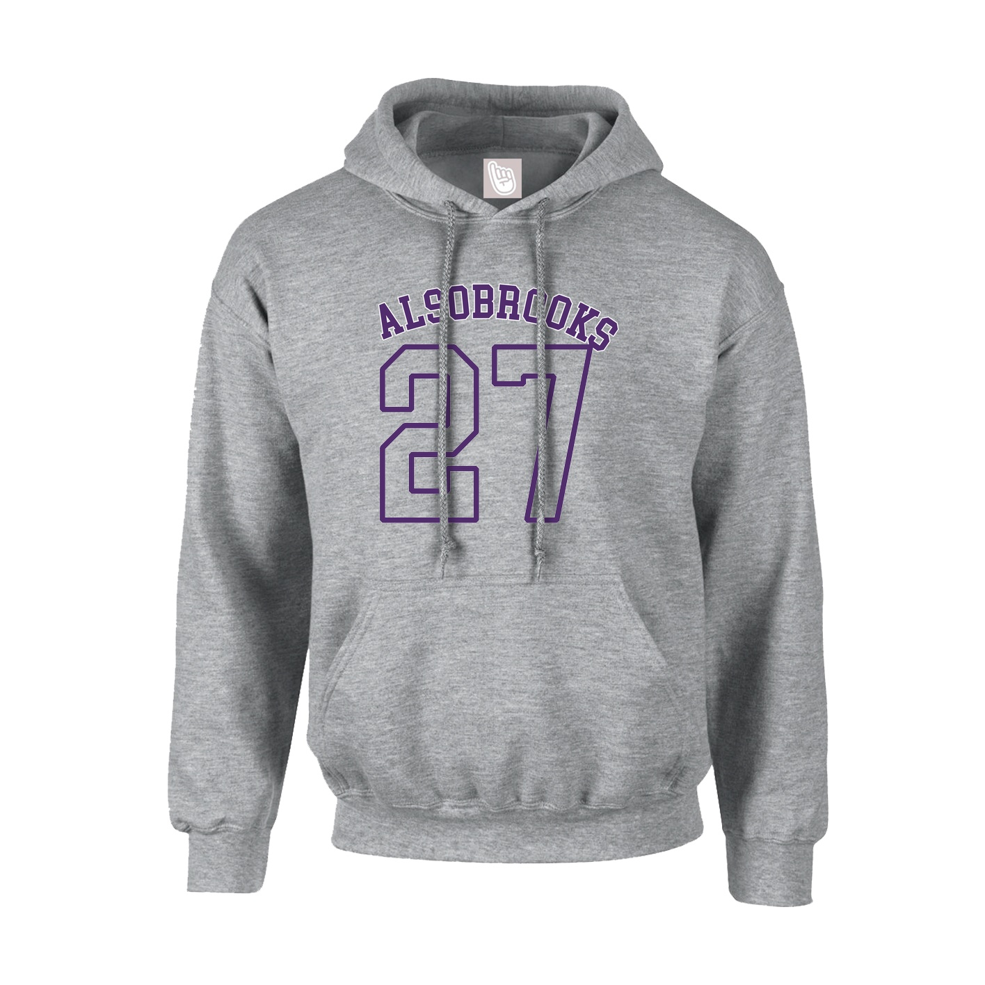 Youth Hoodie — Shirsey Arch in Grey