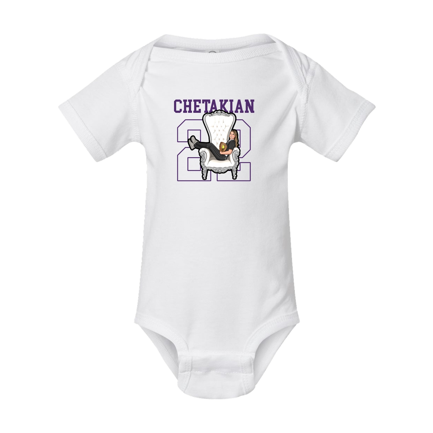Baby Onesie — Shirsey in White