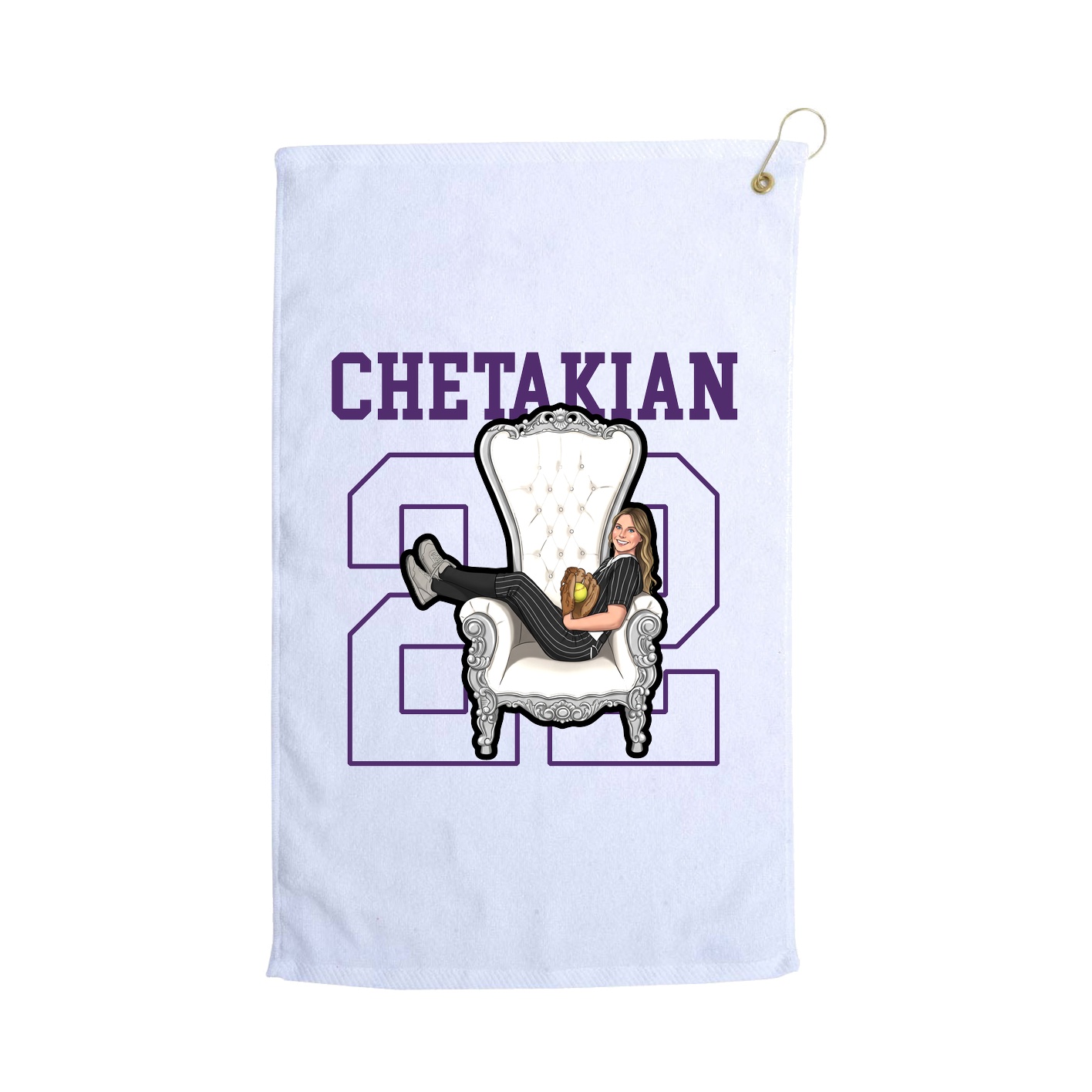 Golf Towel — Shirsey in White
