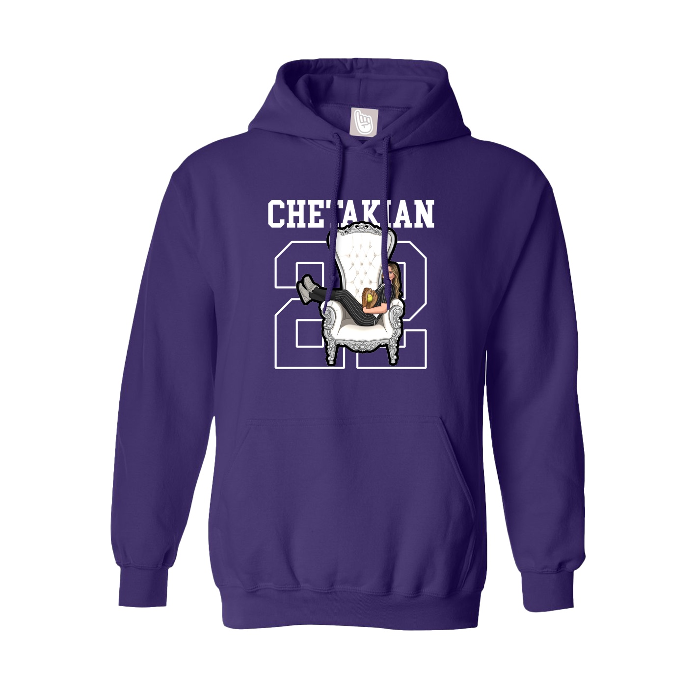 Hoodie — Shirsey in Purple
