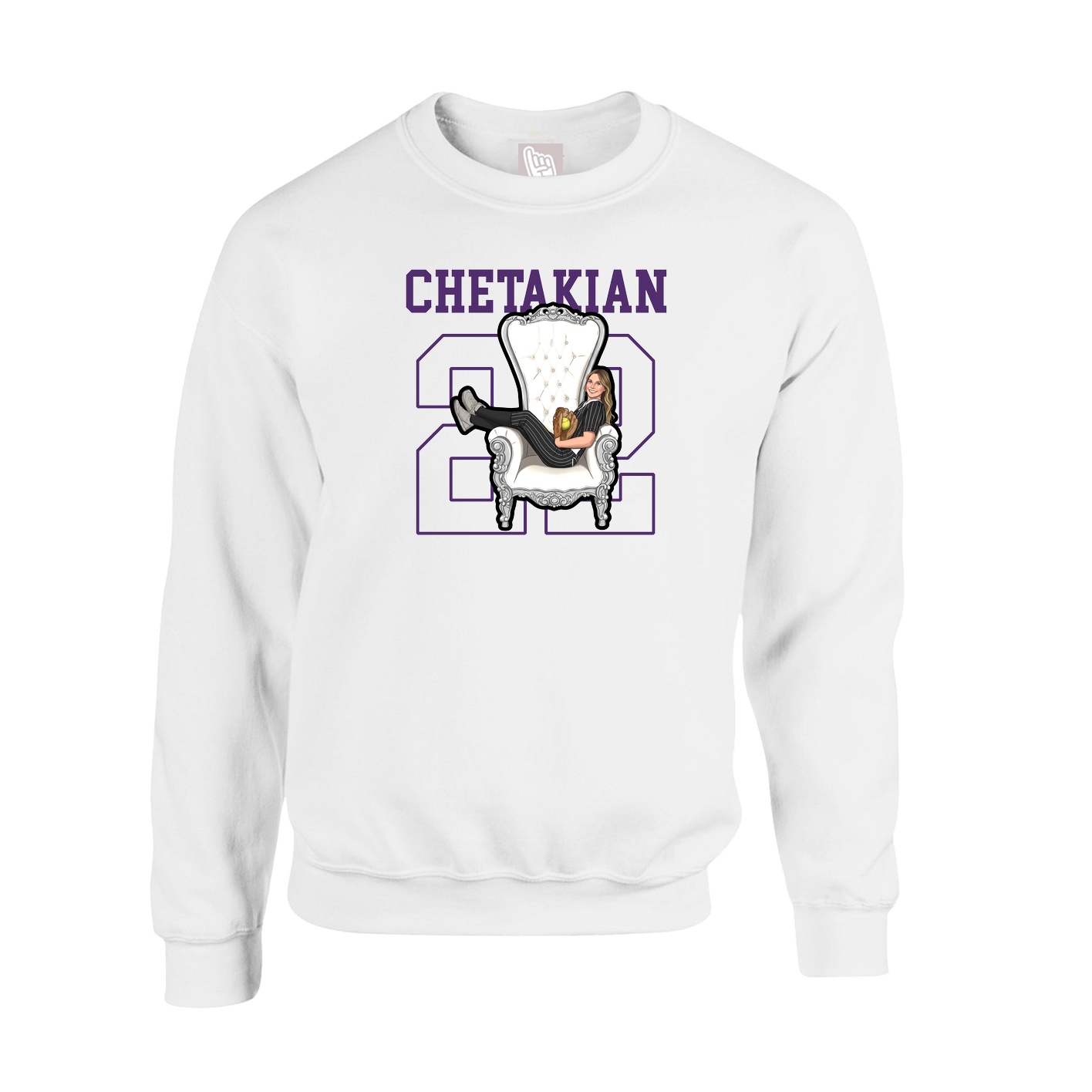 Fleece Crew — Shirsey in White