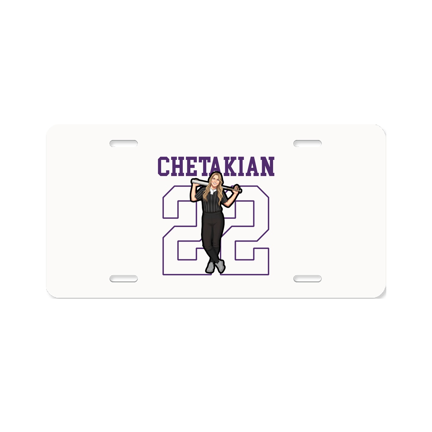 Aluminum License Plate