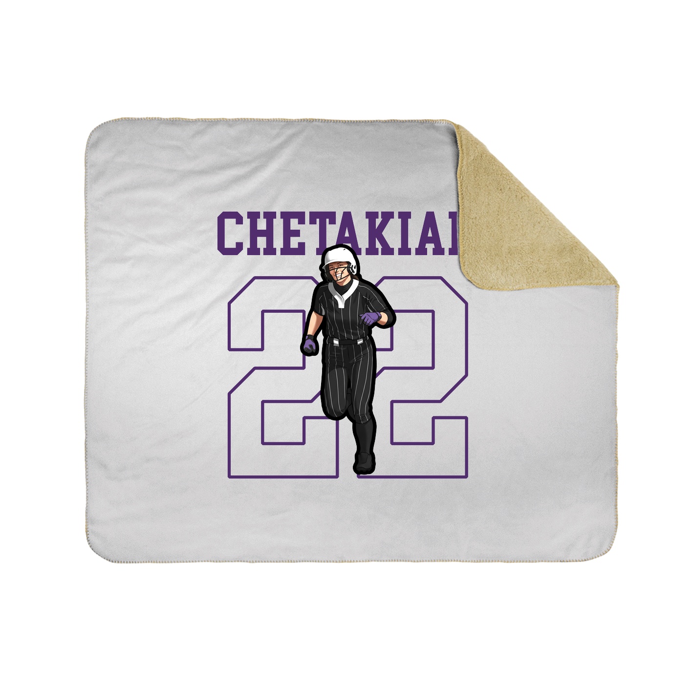 50x60 Sherpa Lined Throw Blanket