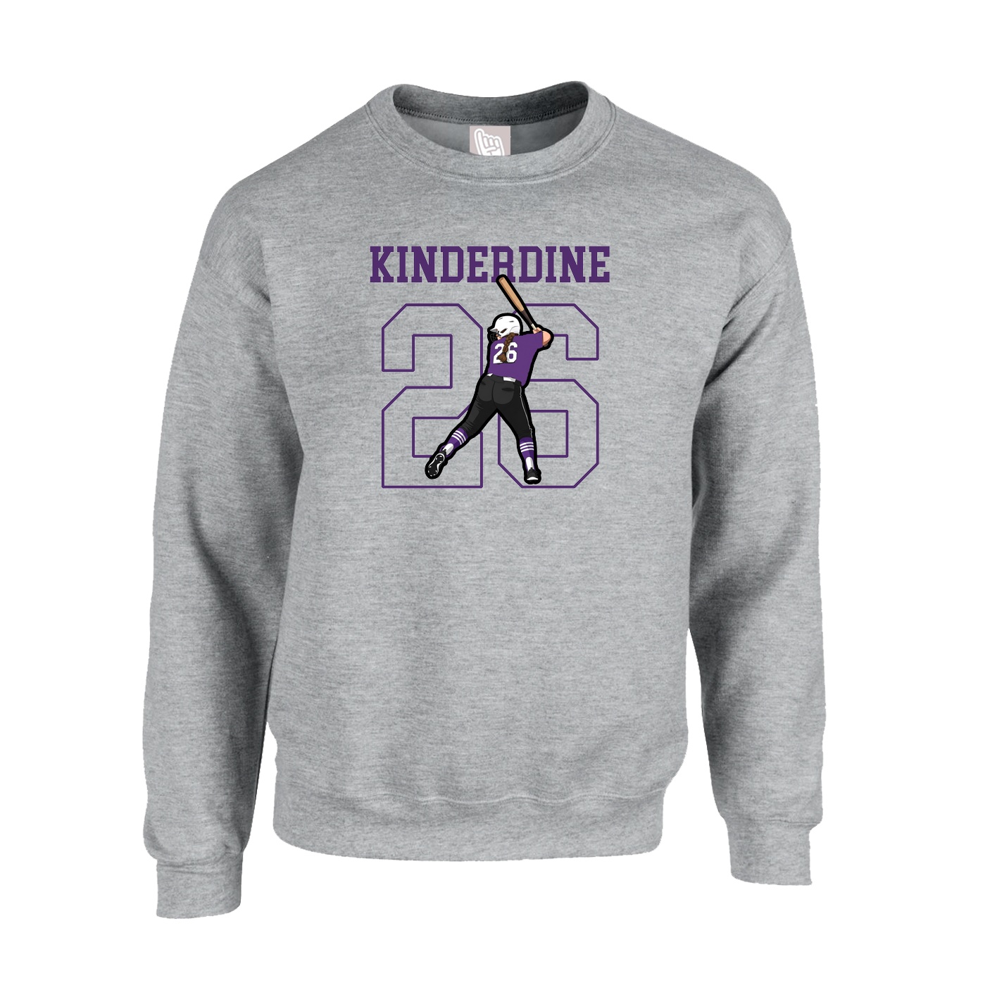 Fleece Crew — Shirsey in Grey