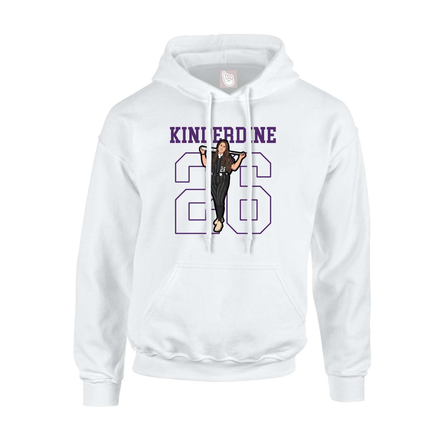 Hoodie — Shirsey in White