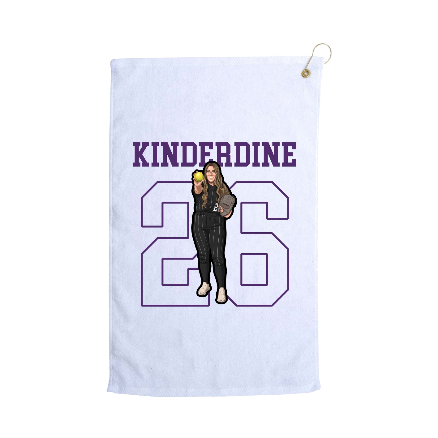 Golf Towel — Shirsey in White
