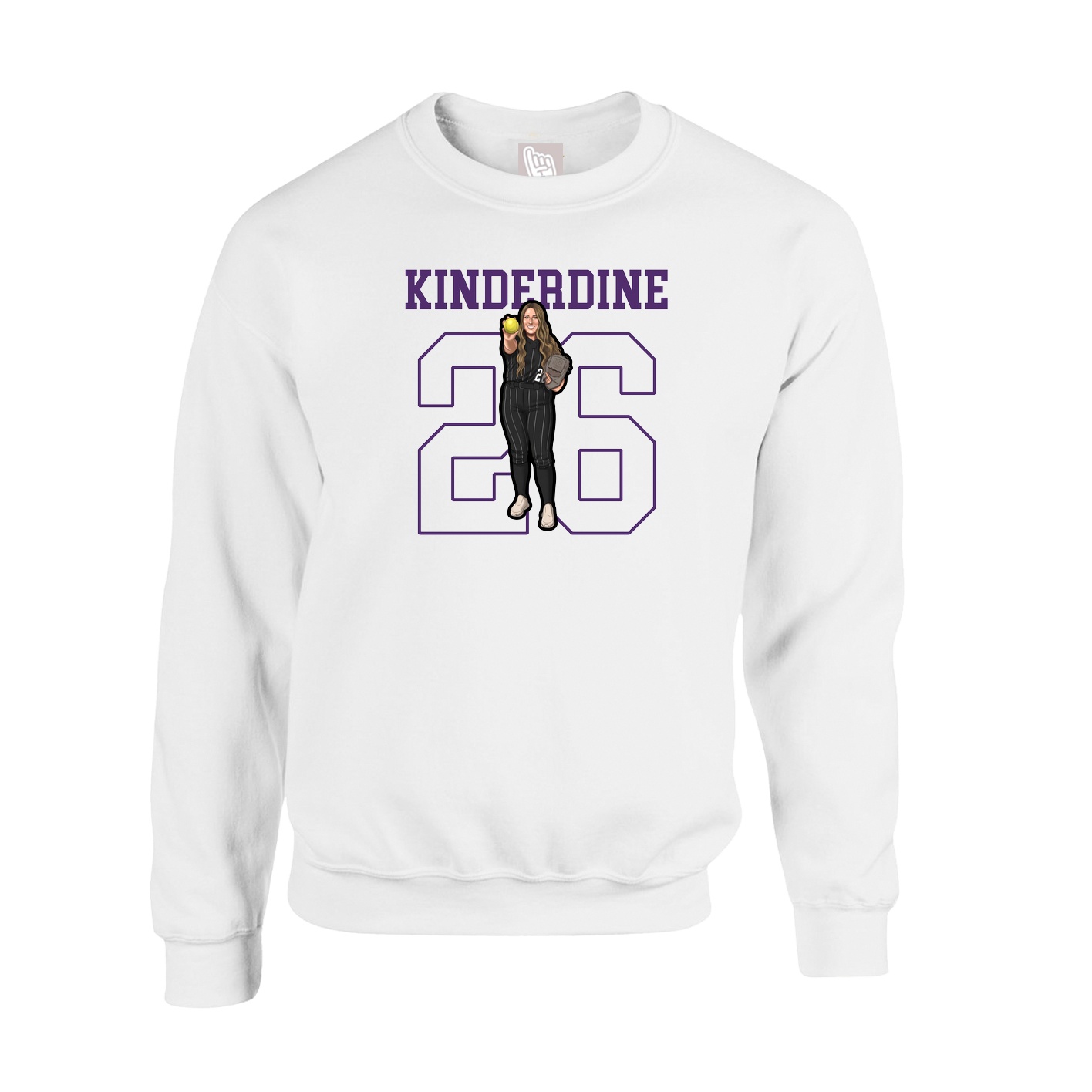 Fleece Crew — Shirsey in White