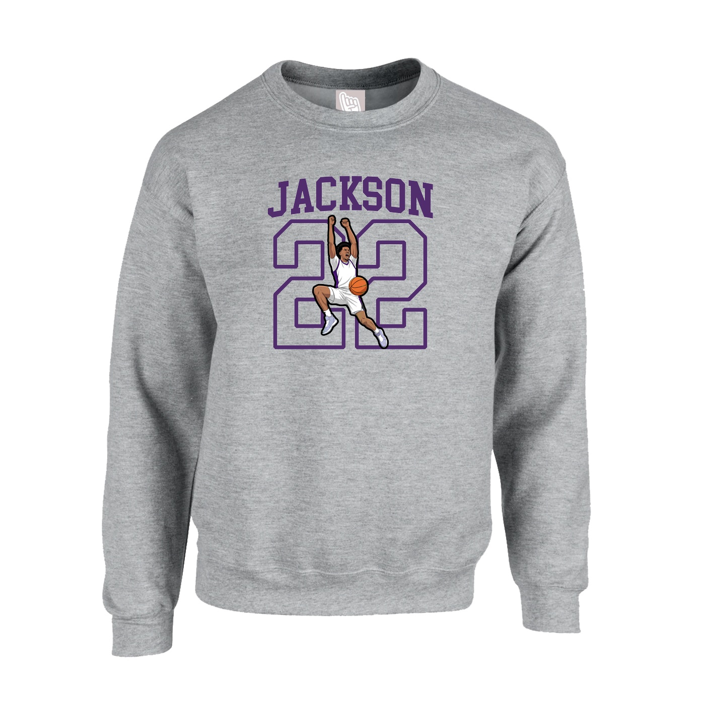 Fleece Crew — Shirsey in Grey