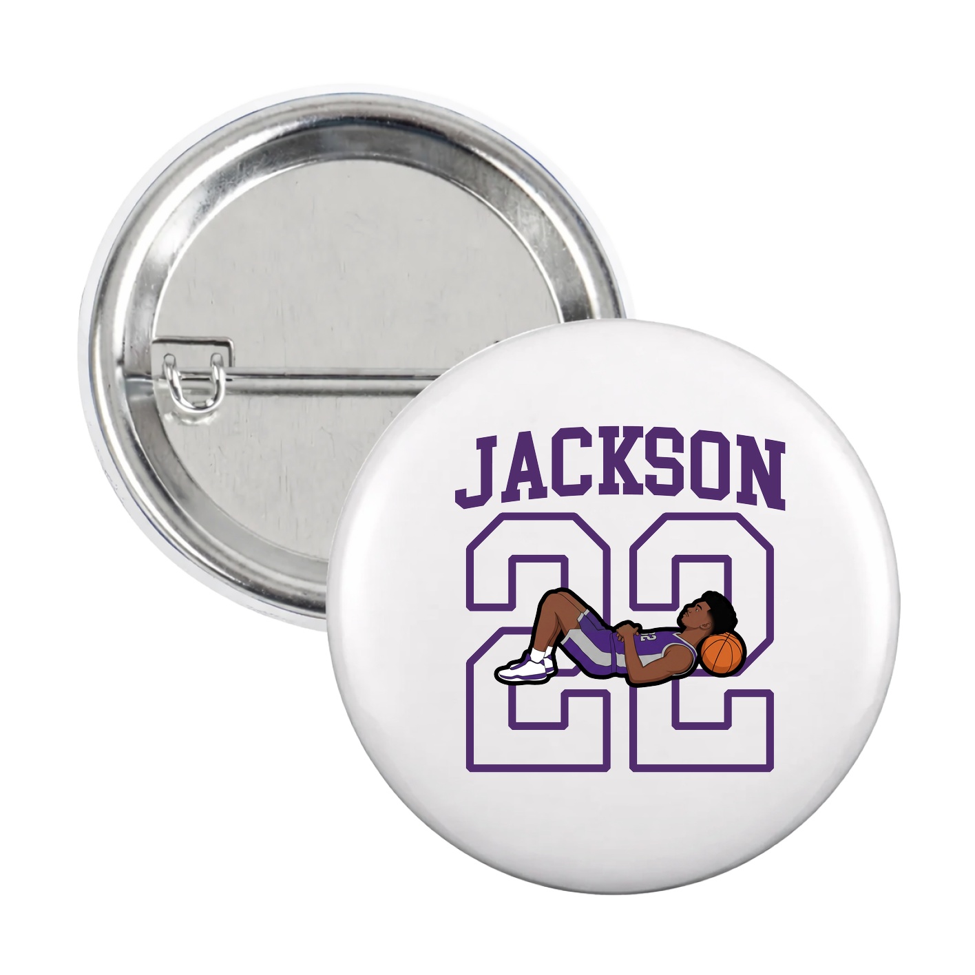 Game Day Button — Shirsey in White