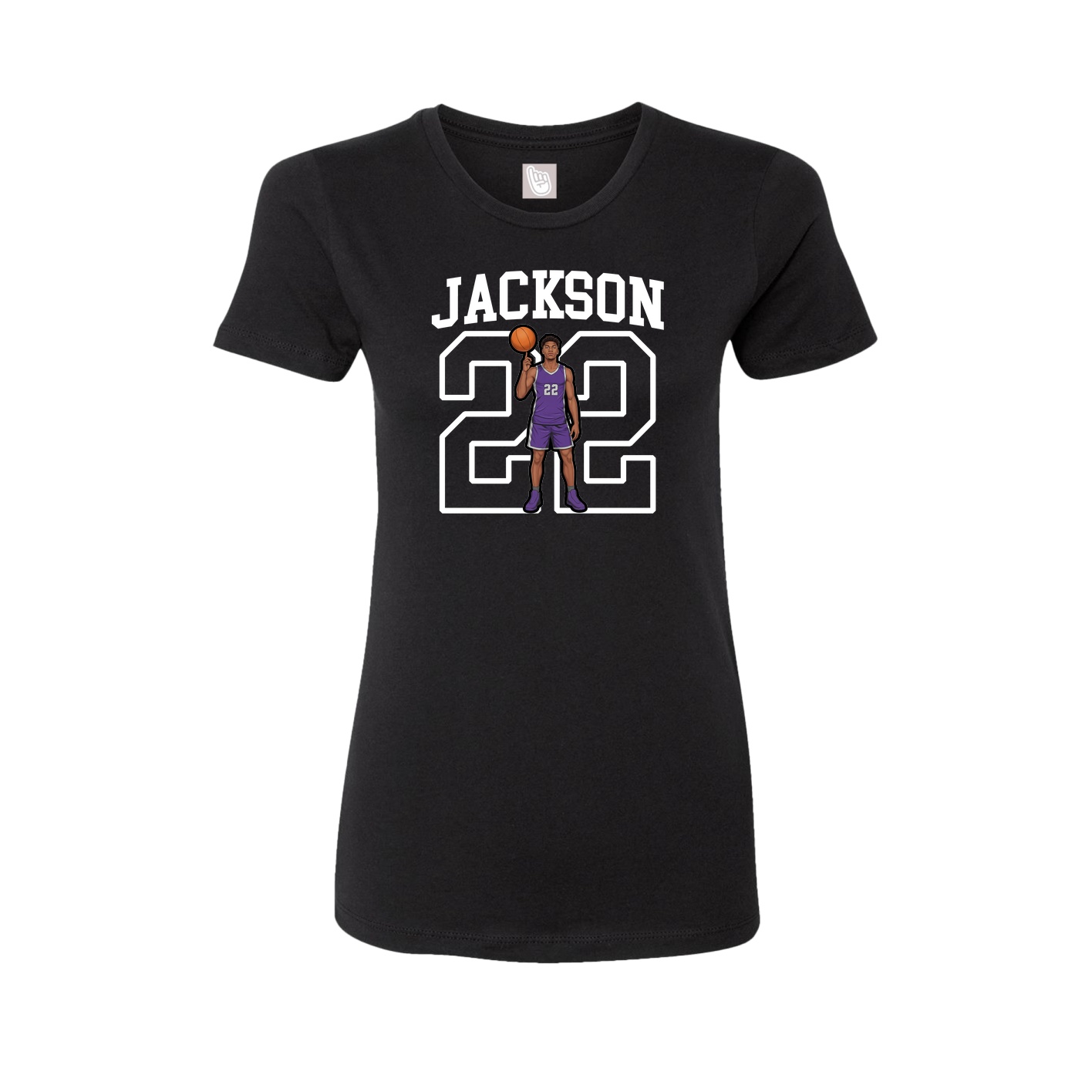 Fitted Women's Tee — Shirsey in Black
