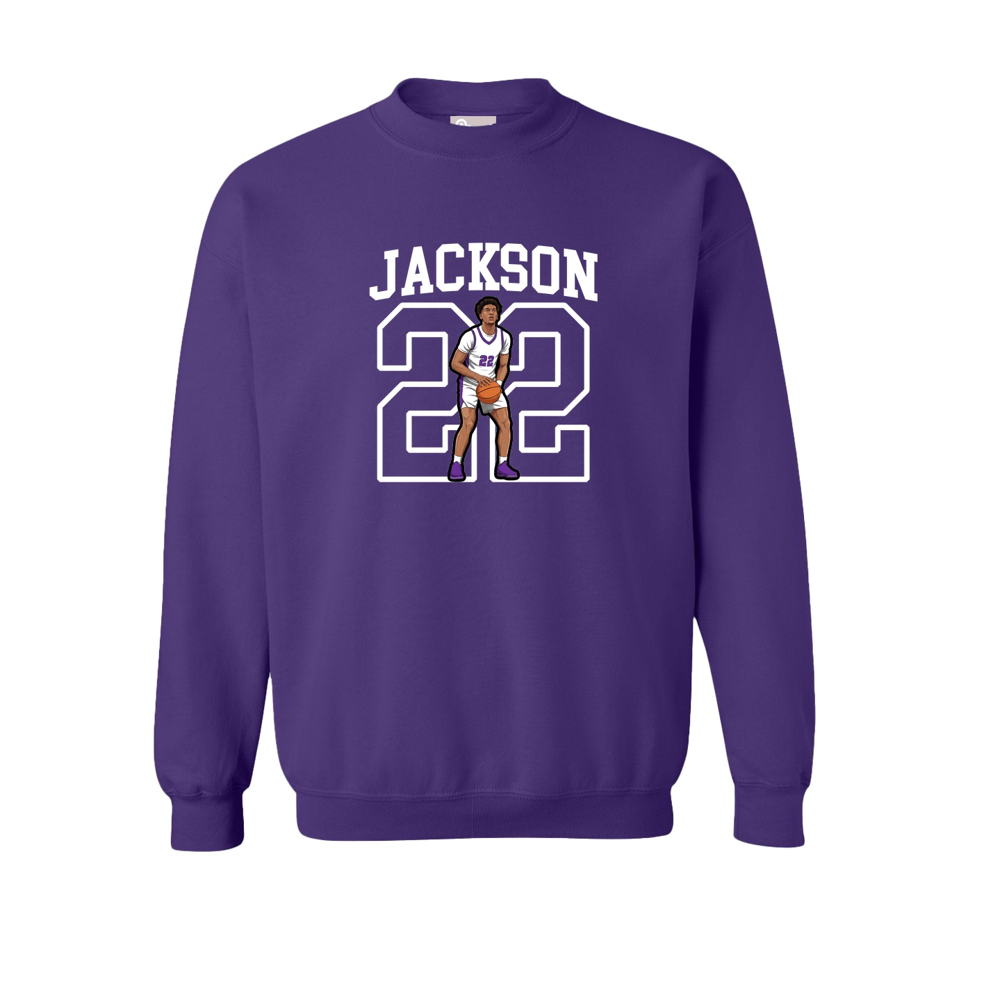 Fleece Crew — Shirsey in Purple